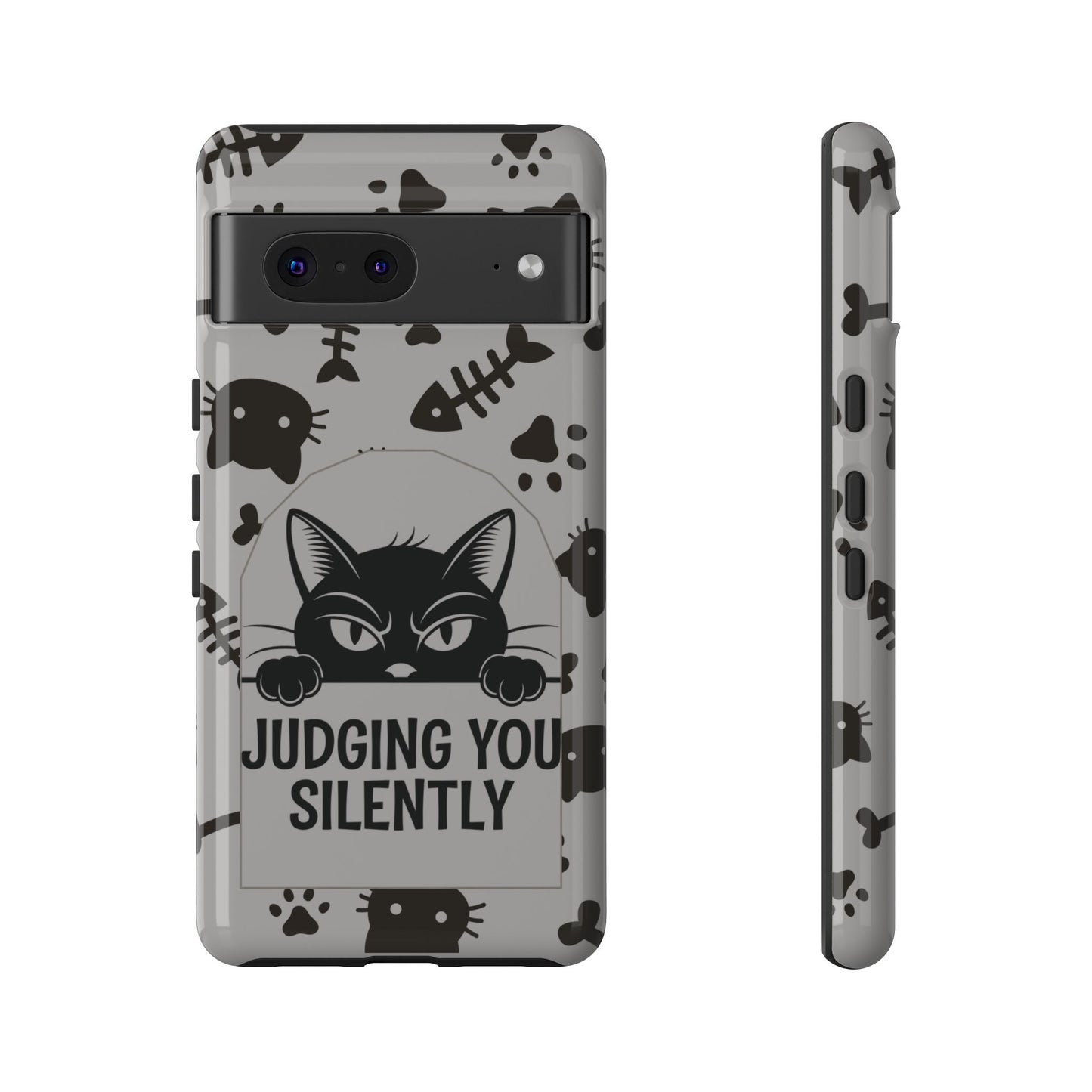 Cat Phone Case - Judging You Silently Design
