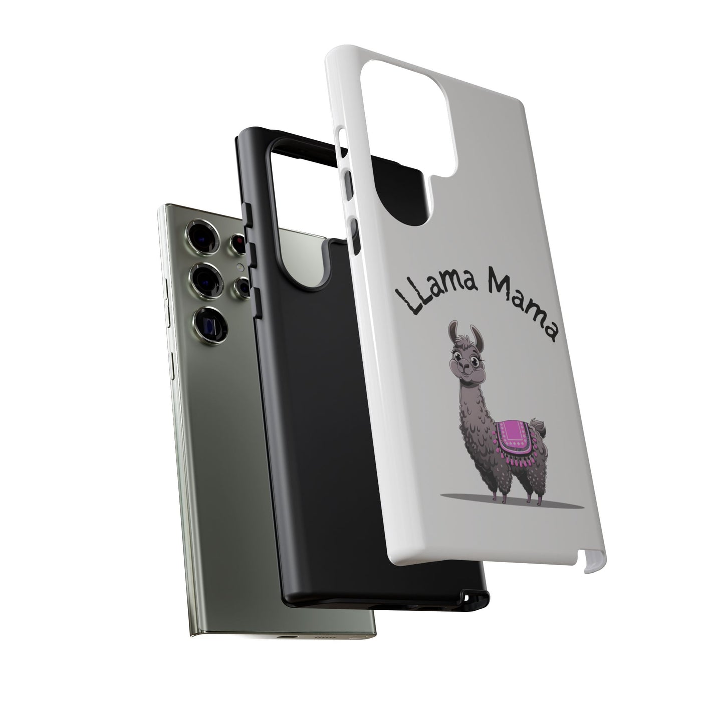 Llama Mama, Tough Phone Cover, Gift for Llama Lovers, Farmhouse Decor, Funny Phone Accessory