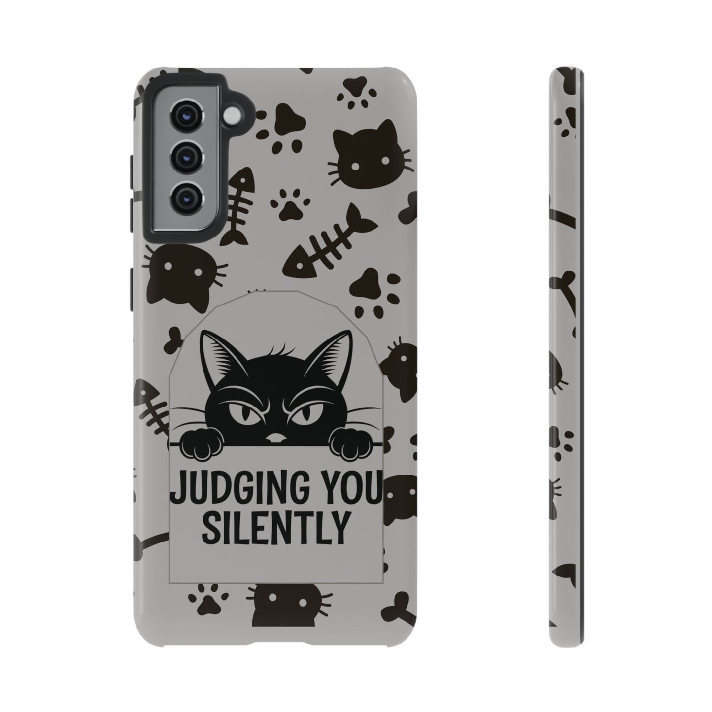 Cat Phone Case - Judging You Silently Design