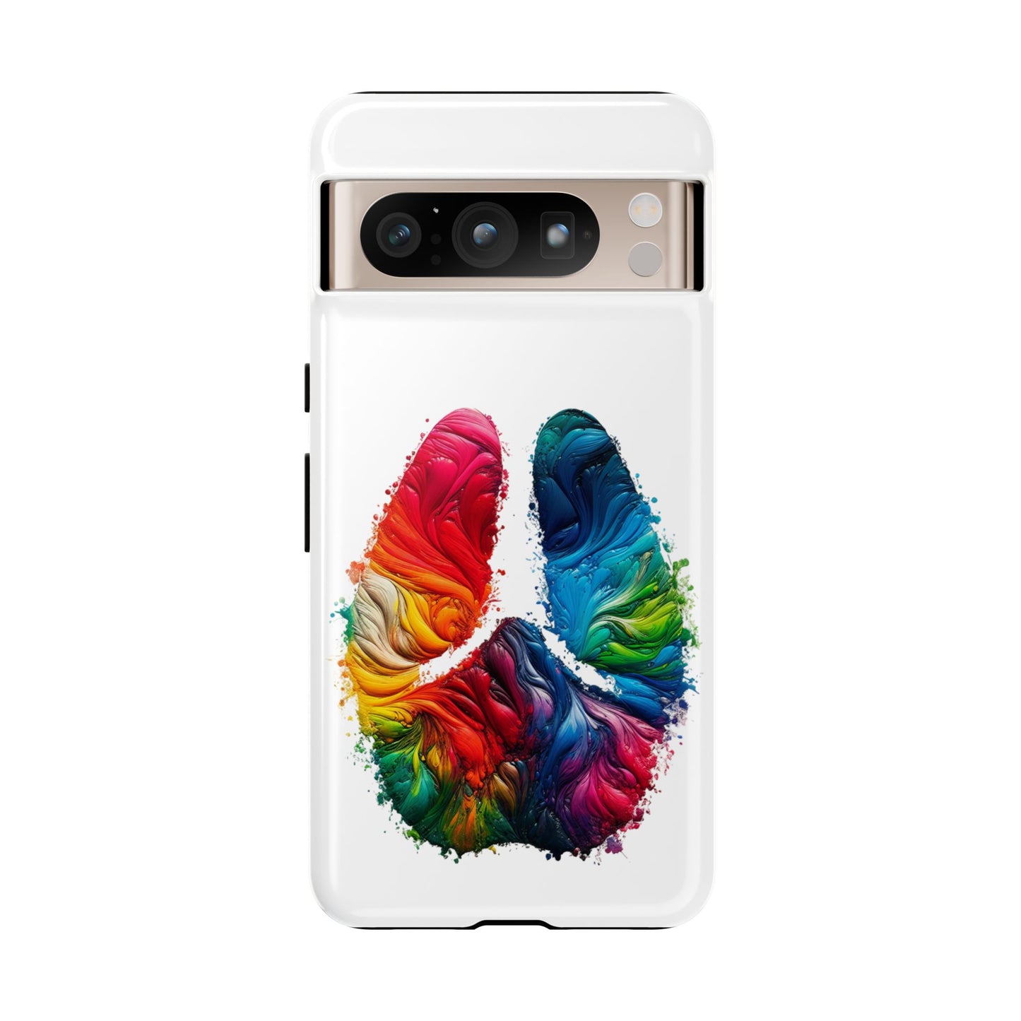 Vibrant Phone Case - Tough Cases with a Colorful Abstract of a cow hoof, Unique Phone Cover, Art Phone Accessories
