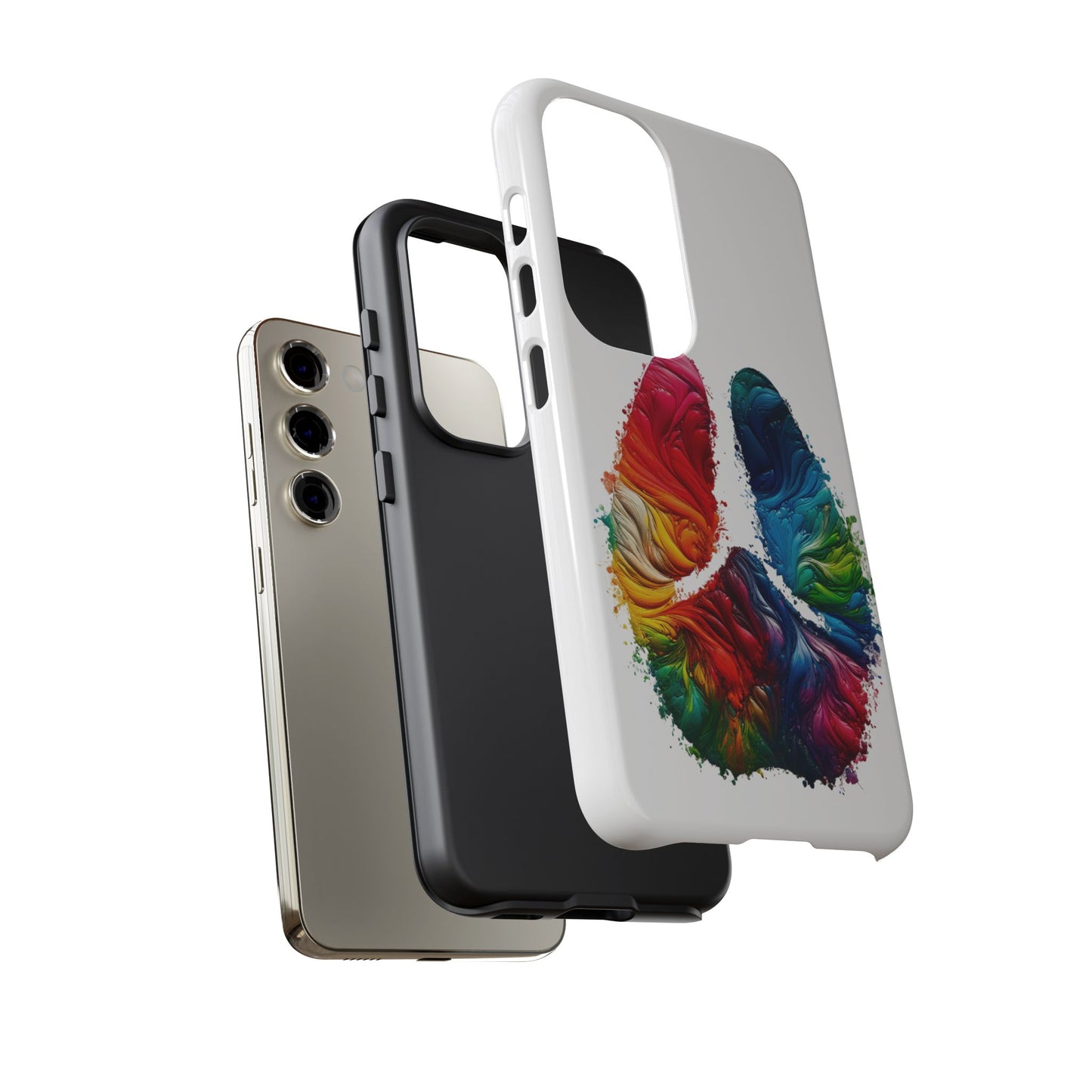 Vibrant Phone Case - Tough Cases with a Colorful Abstract of a cow hoof, Unique Phone Cover, Art Phone Accessories