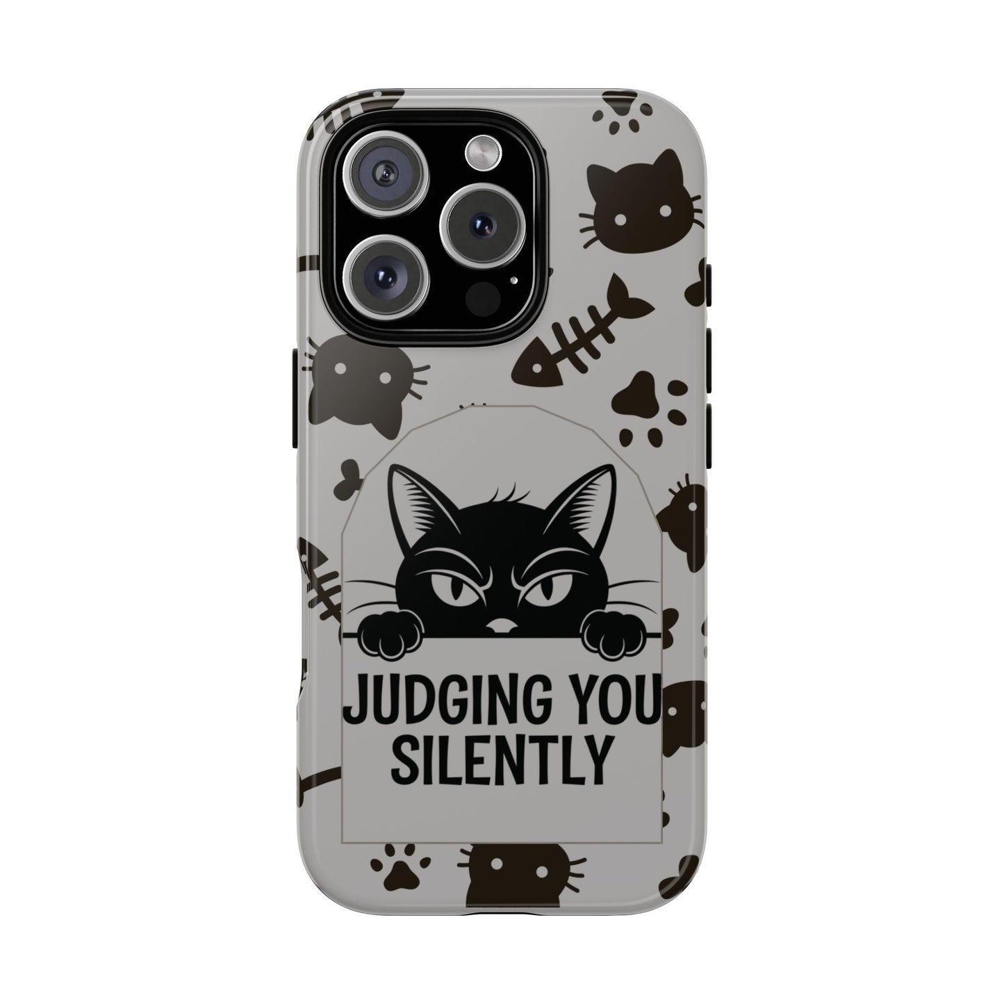 Cat Phone Case - Judging You Silently Design