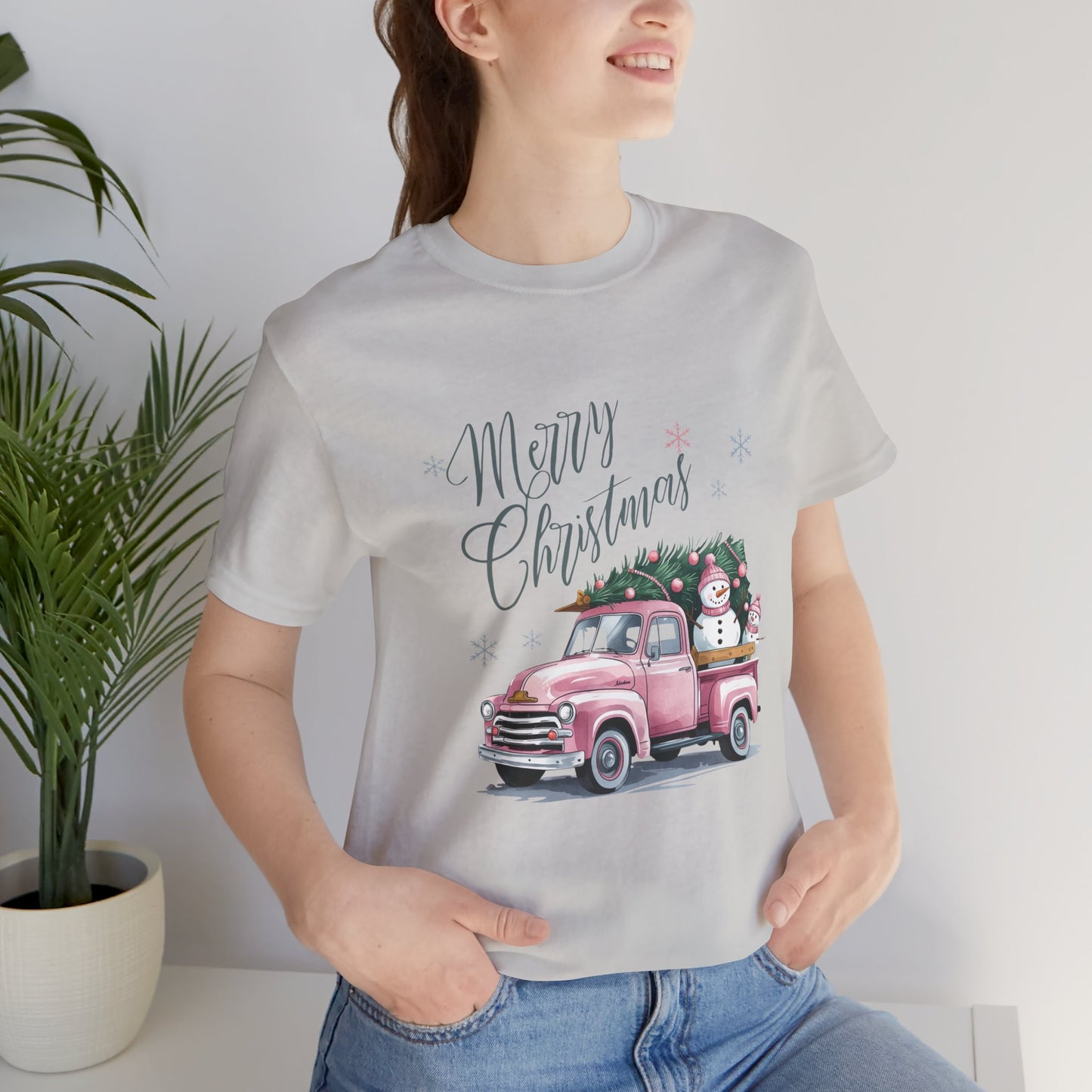 Christmas Old Truck Merry Christmas Tee