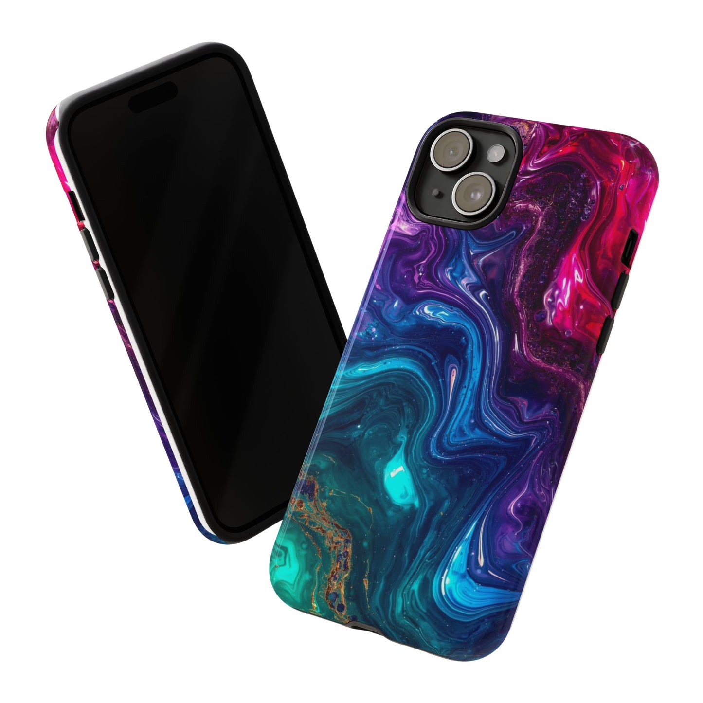 Vibrant Phone Case, Tough Cases for Protection, Colorful Cell Phone Cover, Unique Phone Accessory, Stylish Gifts for Her
