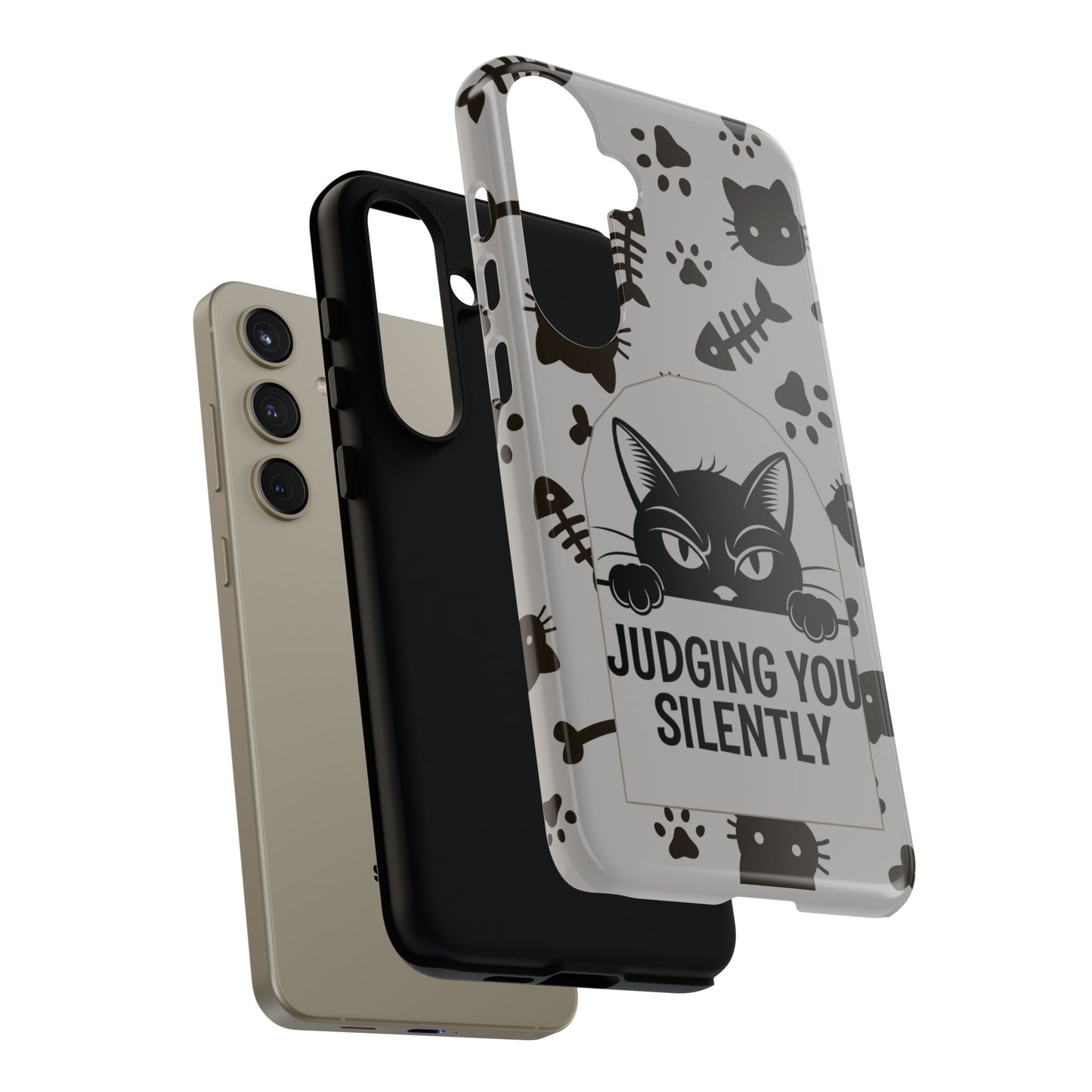 Cat Phone Case - Judging You Silently Design