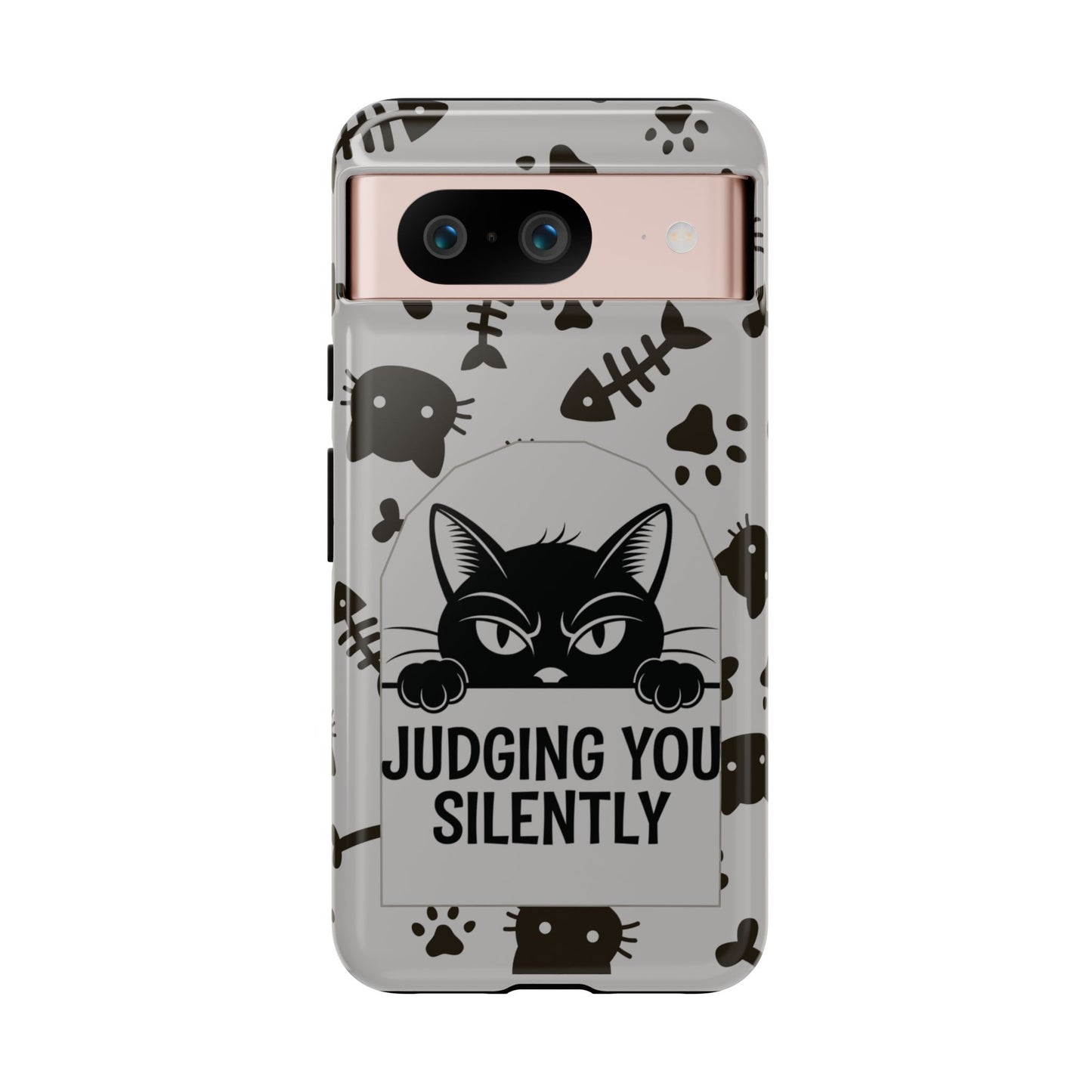 Cat Phone Case - Judging You Silently Design