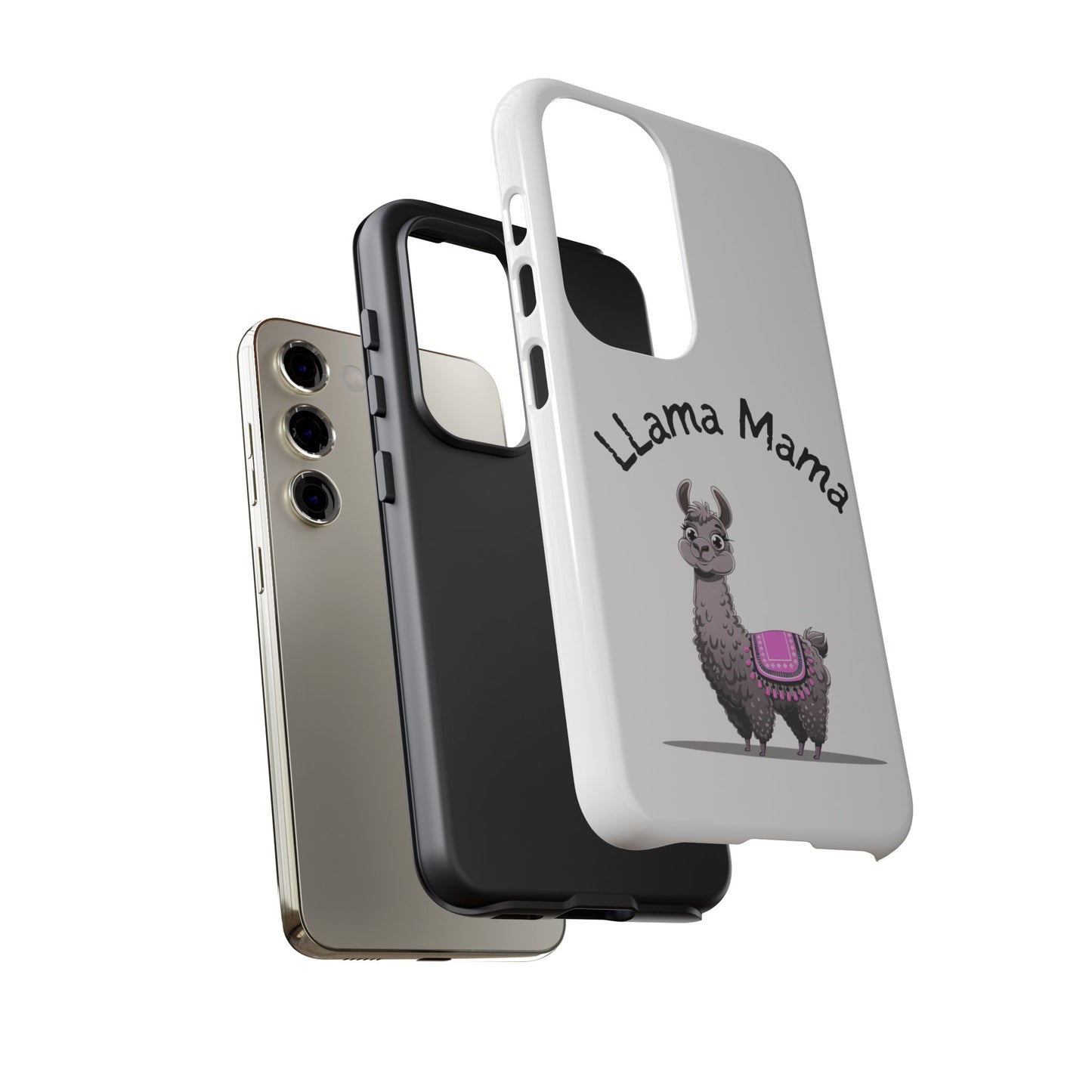 Llama Mama, Tough Phone Cover, Gift for Llama Lovers, Farmhouse Decor, Funny Phone Accessory