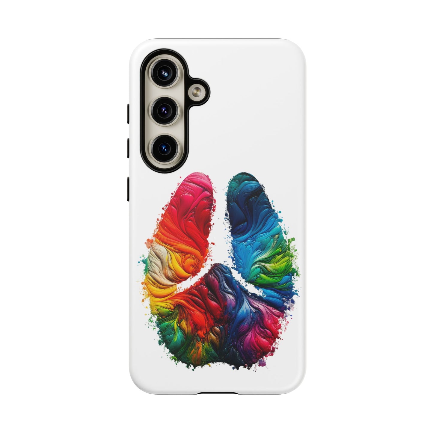 Vibrant Phone Case - Tough Cases with a Colorful Abstract of a cow hoof, Unique Phone Cover, Art Phone Accessories