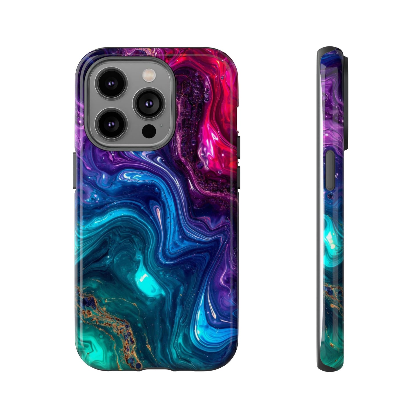 Vibrant Phone Case, Tough Cases for Protection, Colorful Cell Phone Cover, Unique Phone Accessory, Stylish Gifts for Her