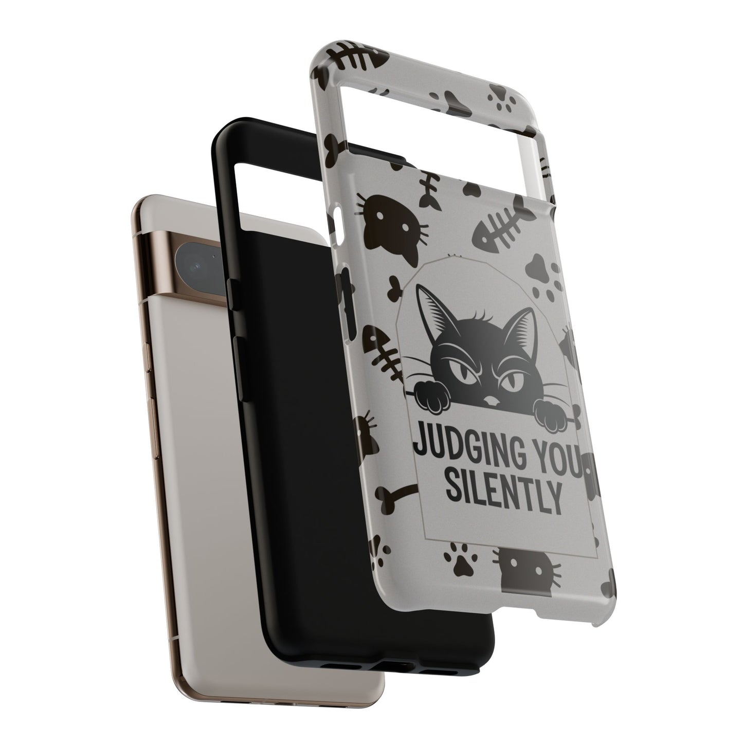Cat Phone Case - Judging You Silently Design