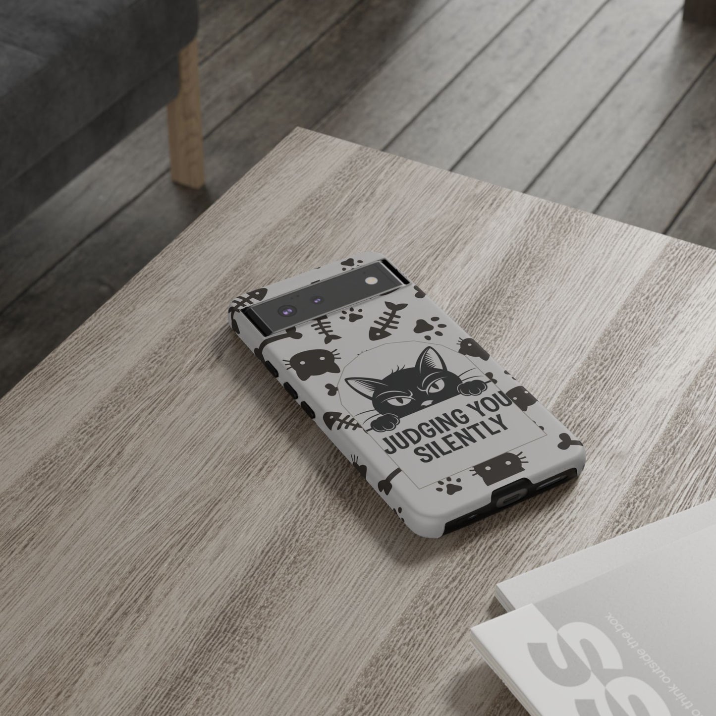Cat Phone Case - Judging You Silently Design