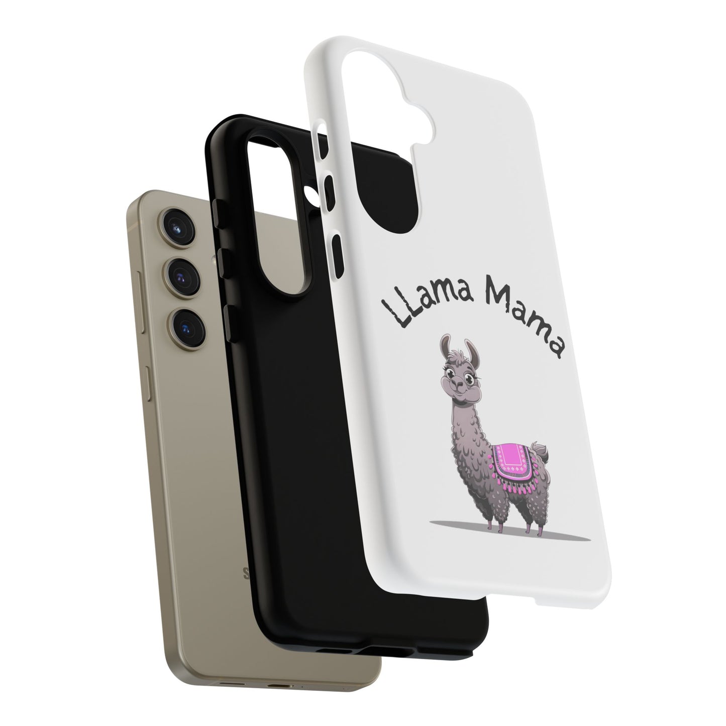 Llama Mama, Tough Phone Cover, Gift for Llama Lovers, Farmhouse Decor, Funny Phone Accessory