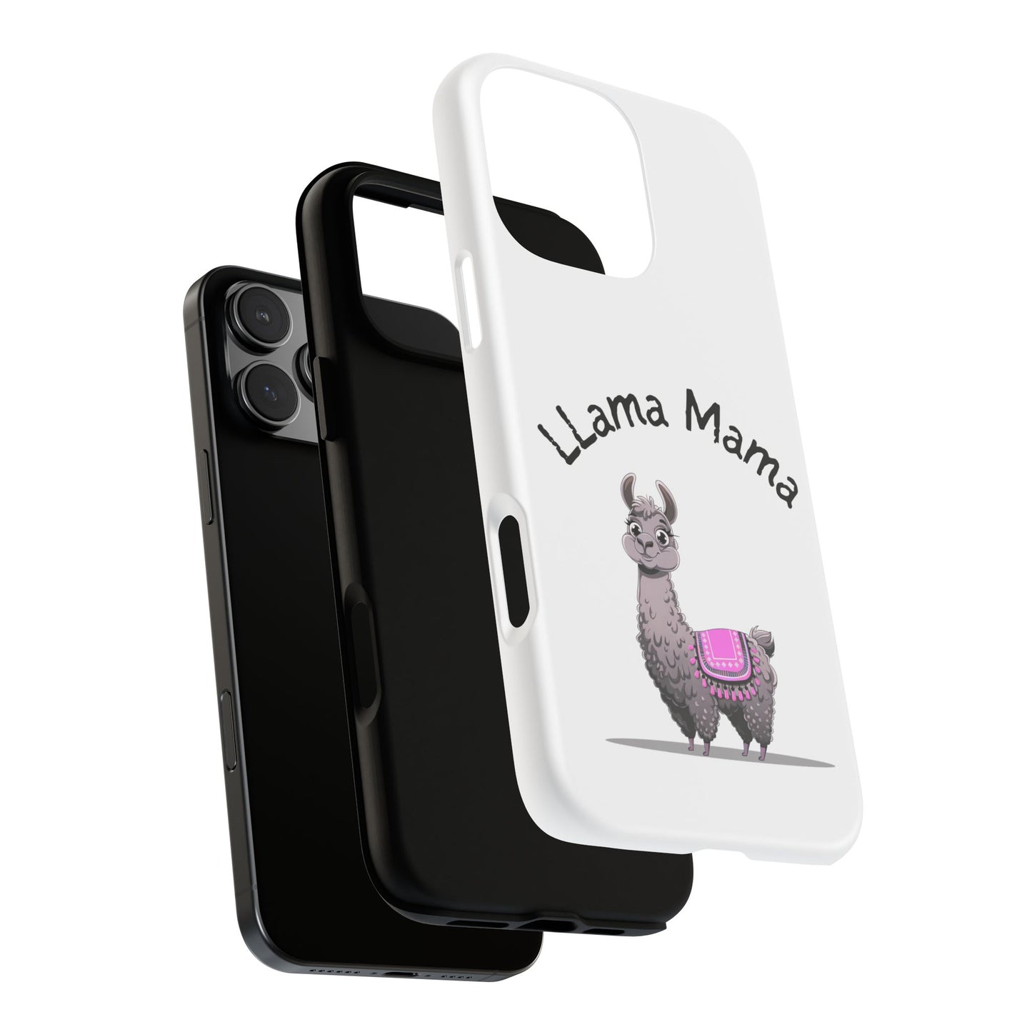 Llama Mama, Tough Phone Cover, Gift for Llama Lovers, Farmhouse Decor, Funny Phone Accessory