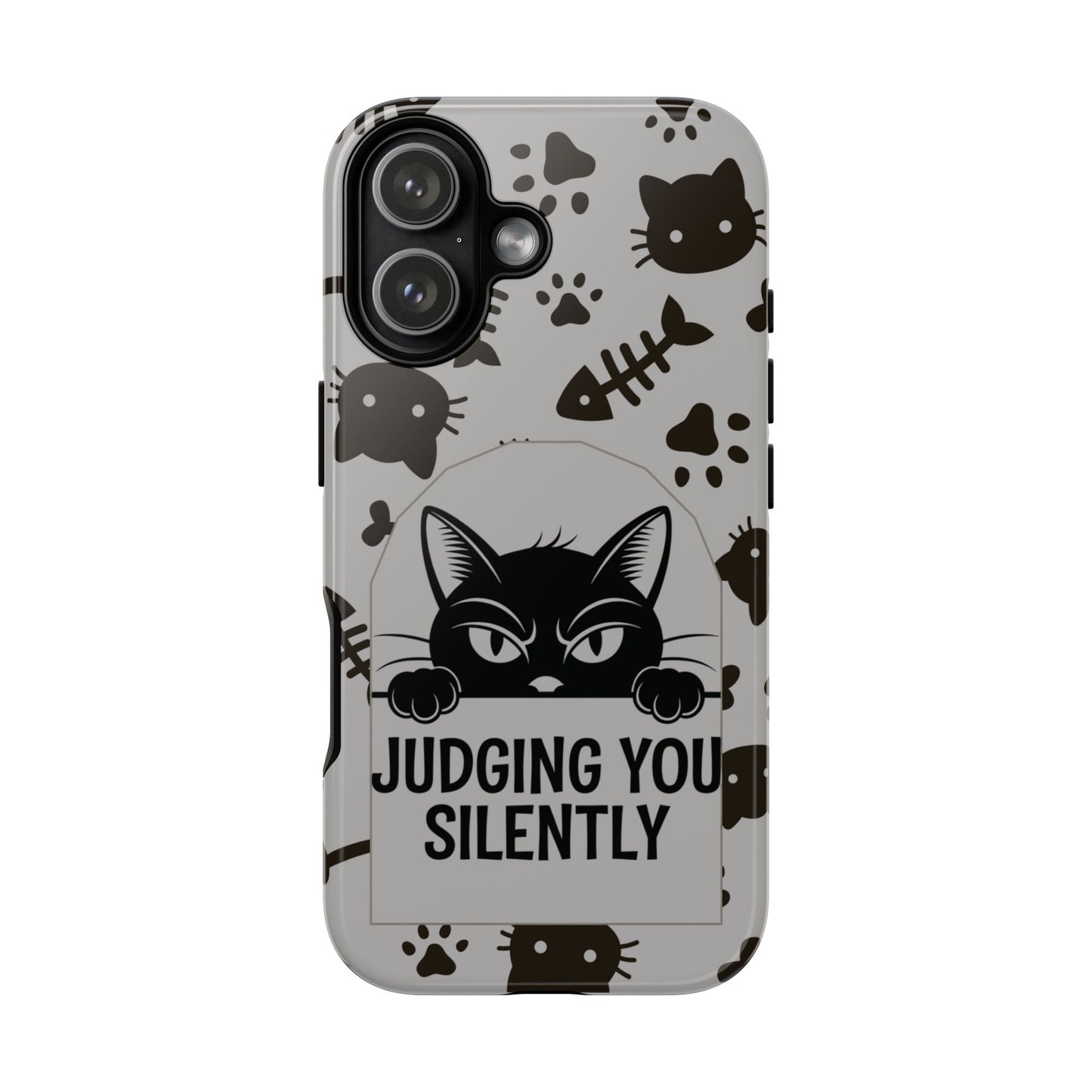 Cat Phone Case - Judging You Silently Design