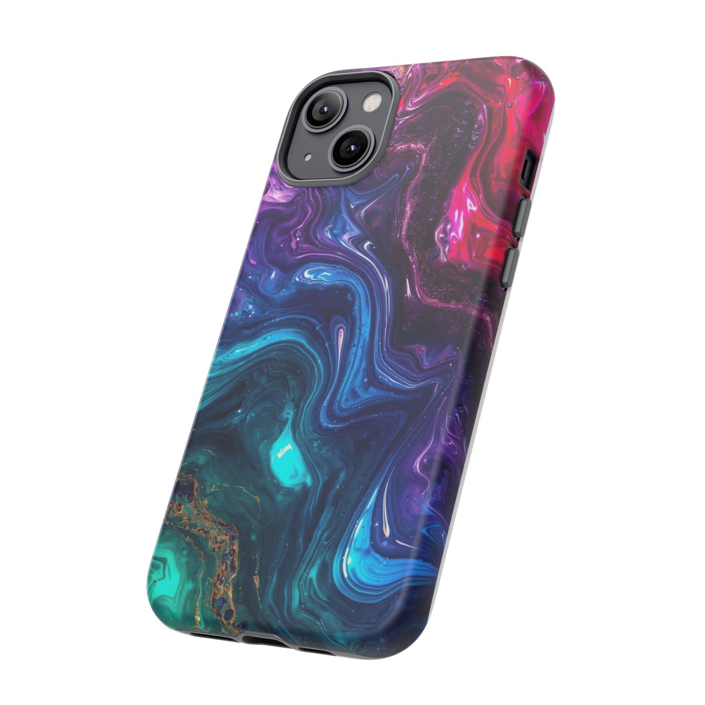 Vibrant Phone Case, Tough Cases for Protection, Colorful Cell Phone Cover, Unique Phone Accessory, Stylish Gifts for Her