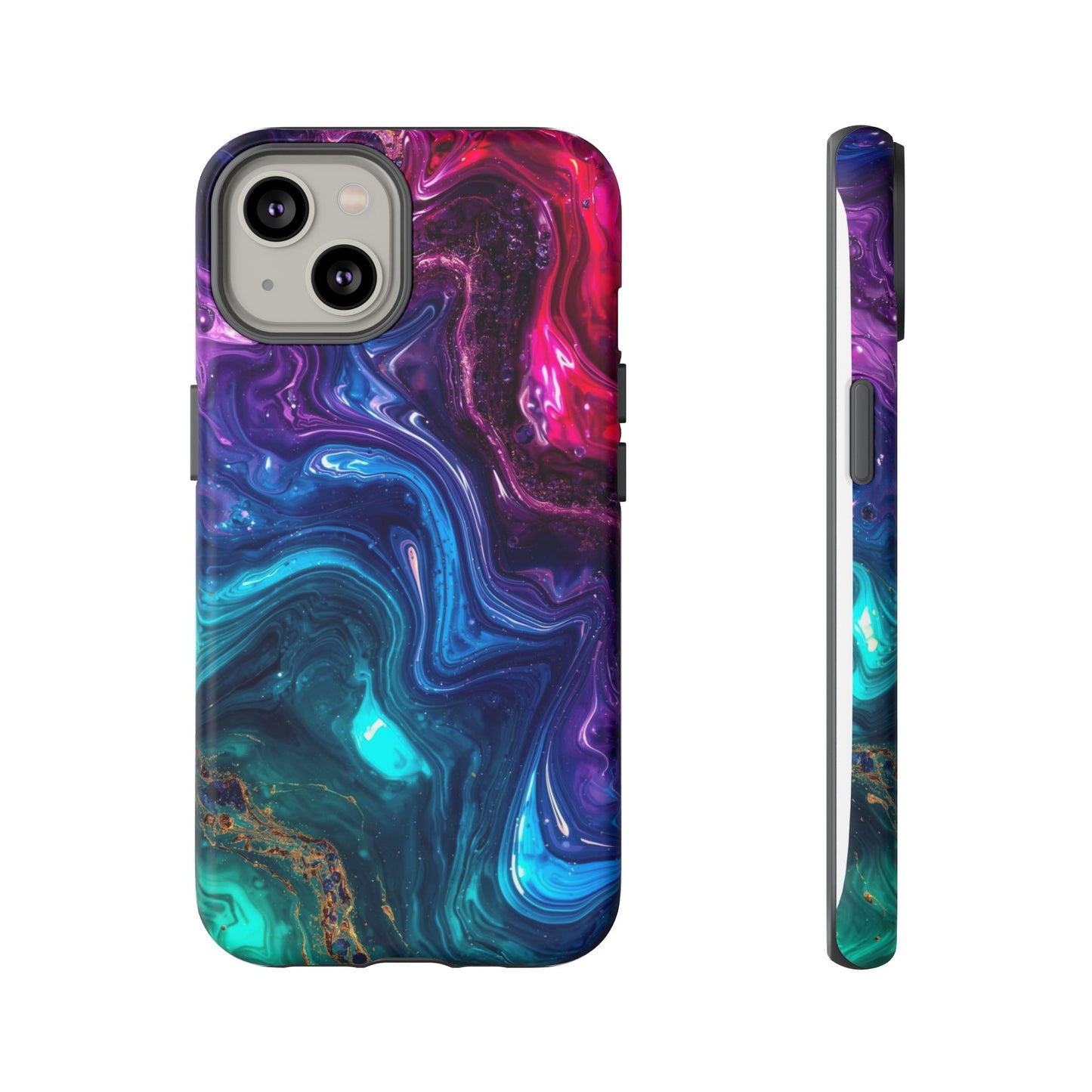 Vibrant Phone Case, Tough Cases for Protection, Colorful Cell Phone Cover, Unique Phone Accessory, Stylish Gifts for Her