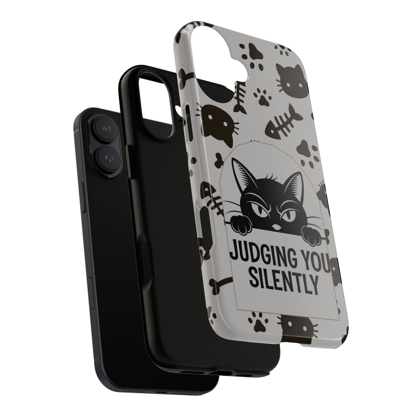 Cat Phone Case - Judging You Silently Design
