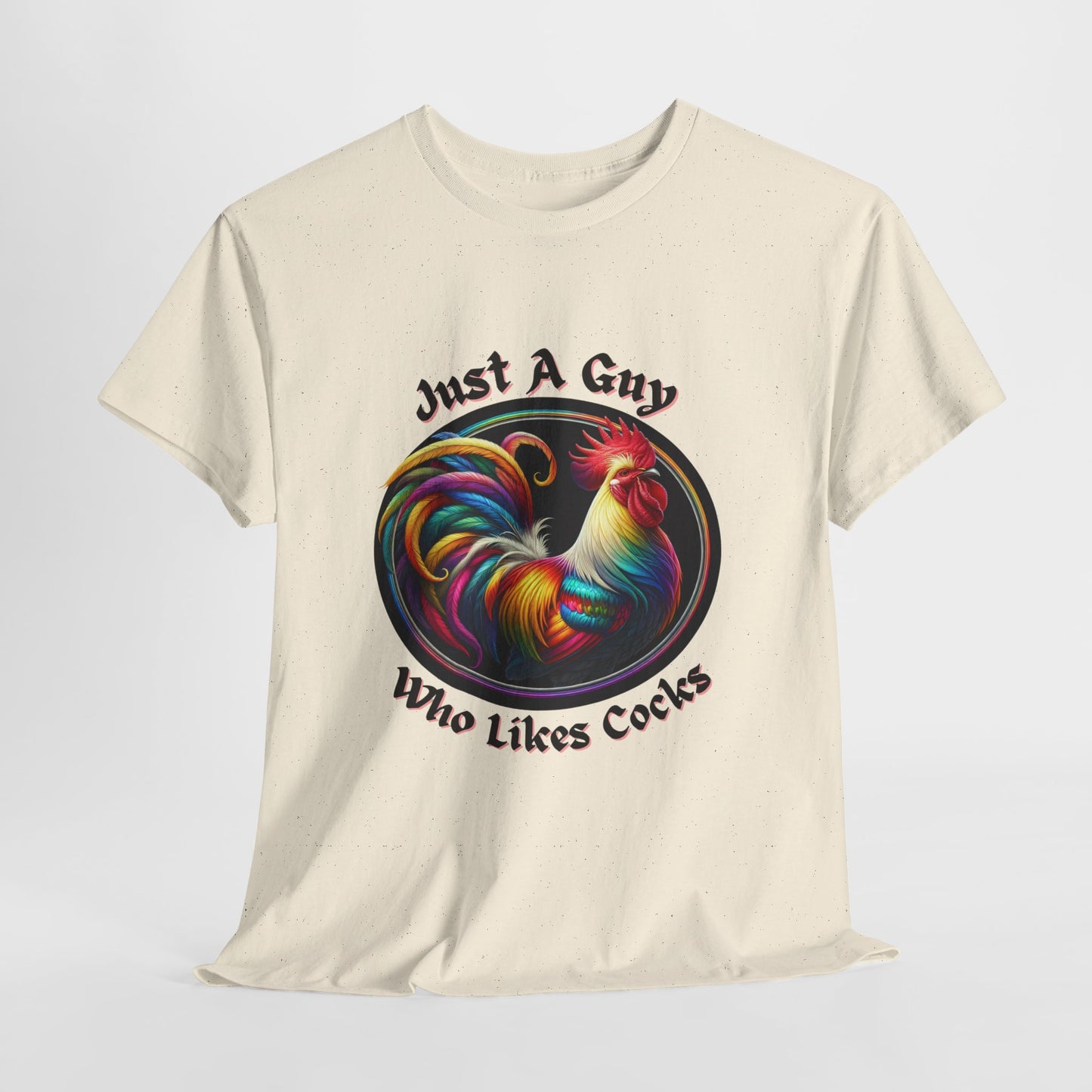 Colorful Rooster Graphic Tee for Fun Lovers, Quirky Gift, Casual Wear, Party Shirt, Farm Life Enthusiasts
