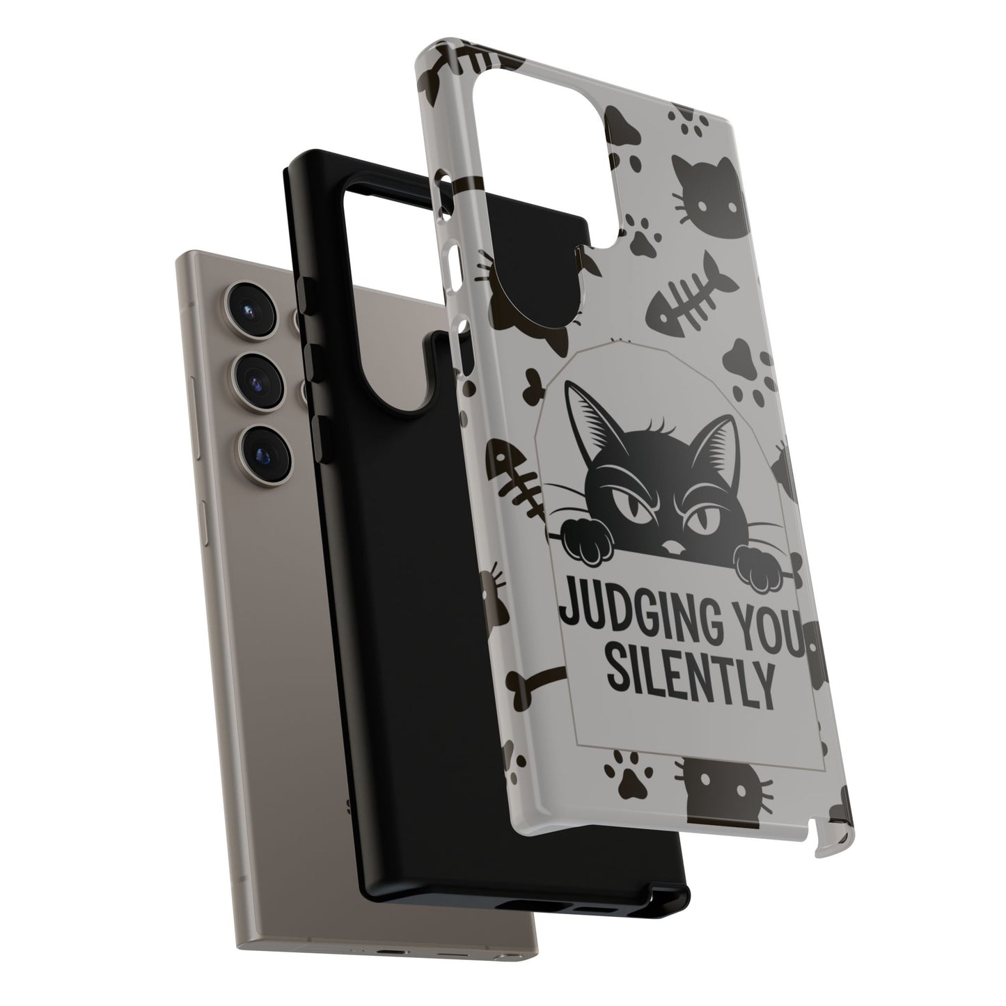Cat Phone Case - Judging You Silently Design
