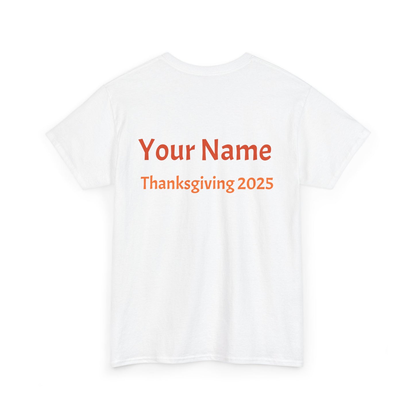 Thanksgiving Cooking Crew Tee, Customizable Holiday T-Shirt, Family Gathering Apparel, Fall Celebration Wear, Perfect Gift for Chefs