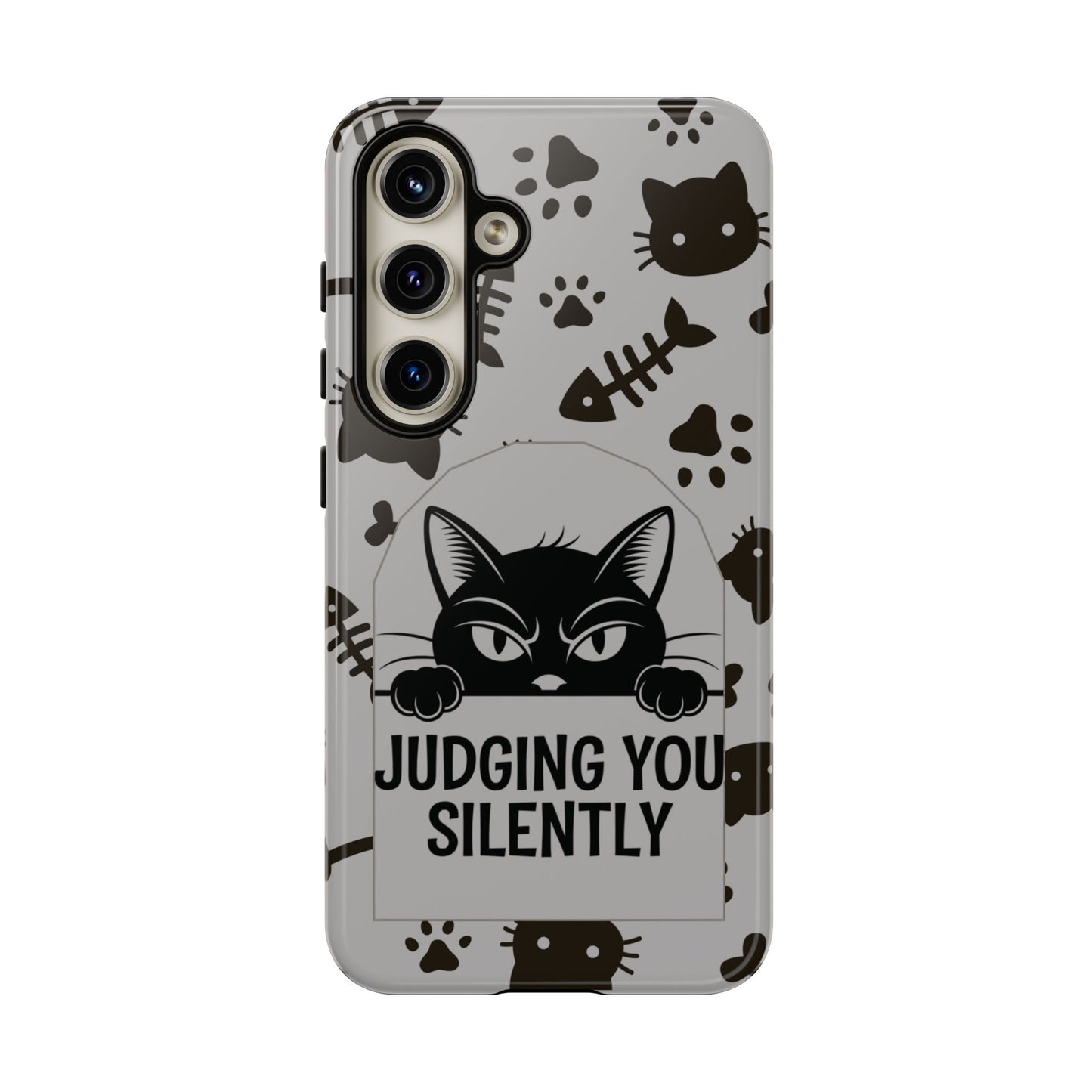 Cat Phone Case - Judging You Silently Design