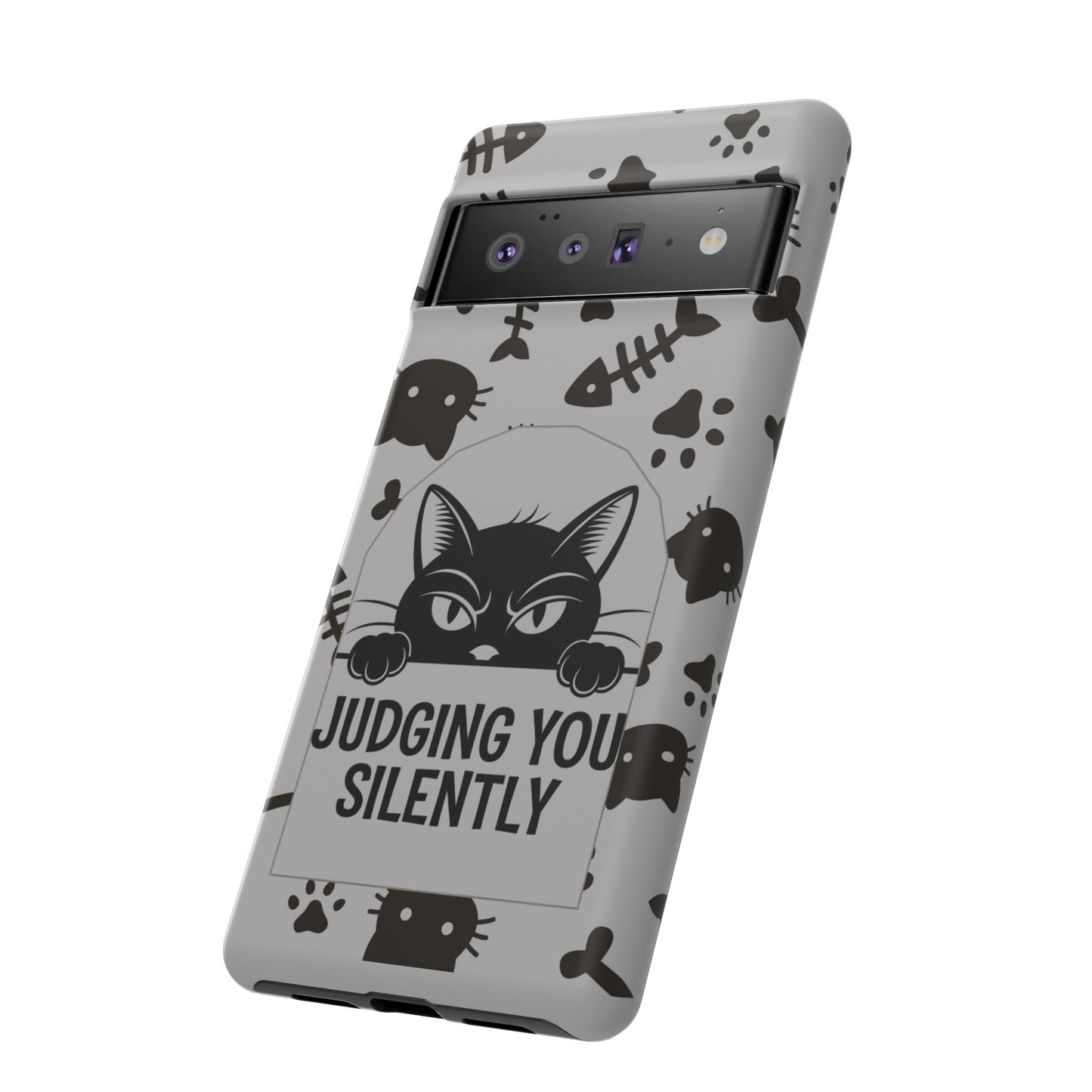 Cat Phone Case - Judging You Silently Design