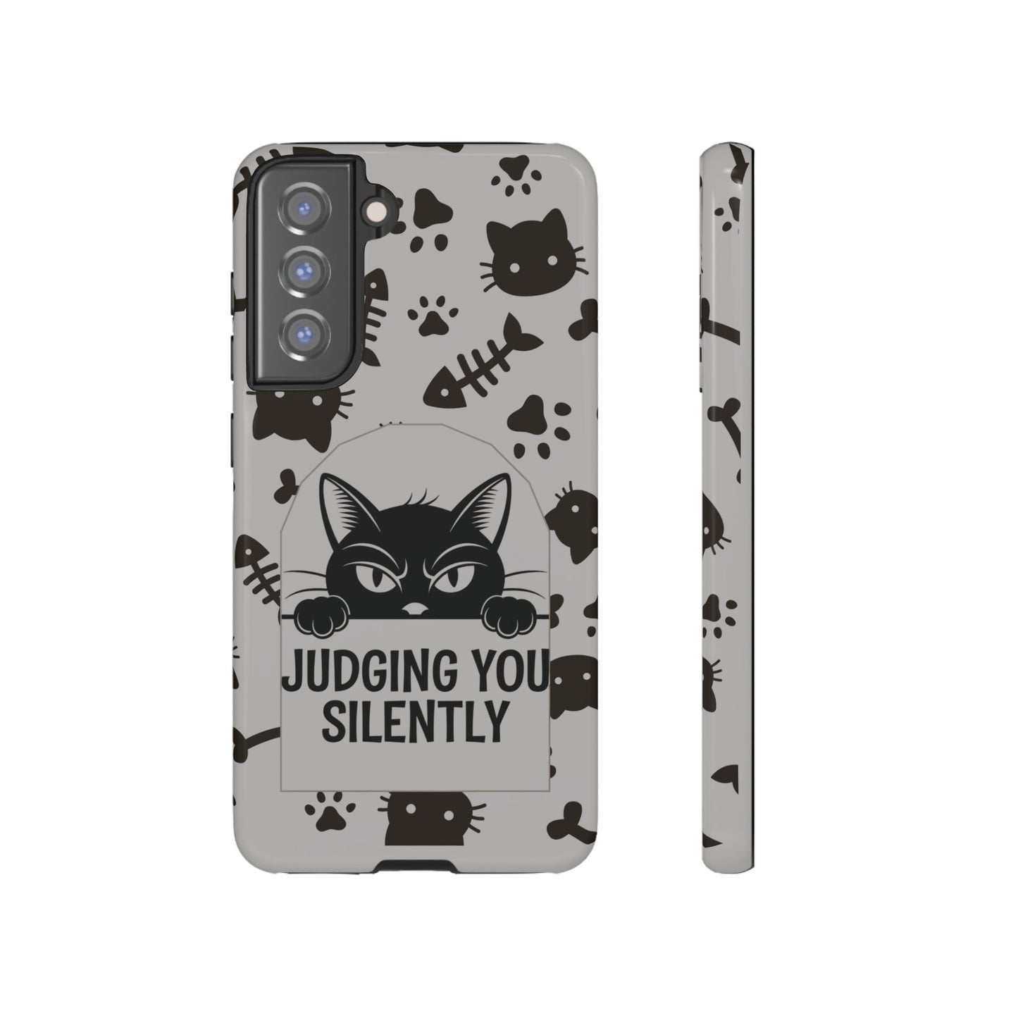 Cat Phone Case - Judging You Silently Design