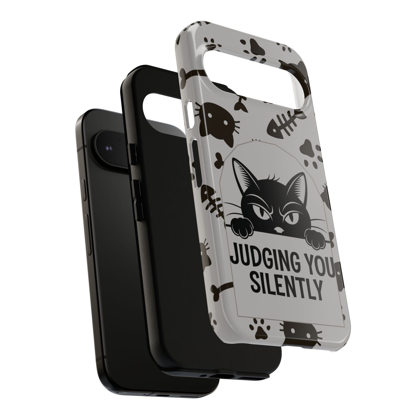 Cat Phone Case - Judging You Silently Design
