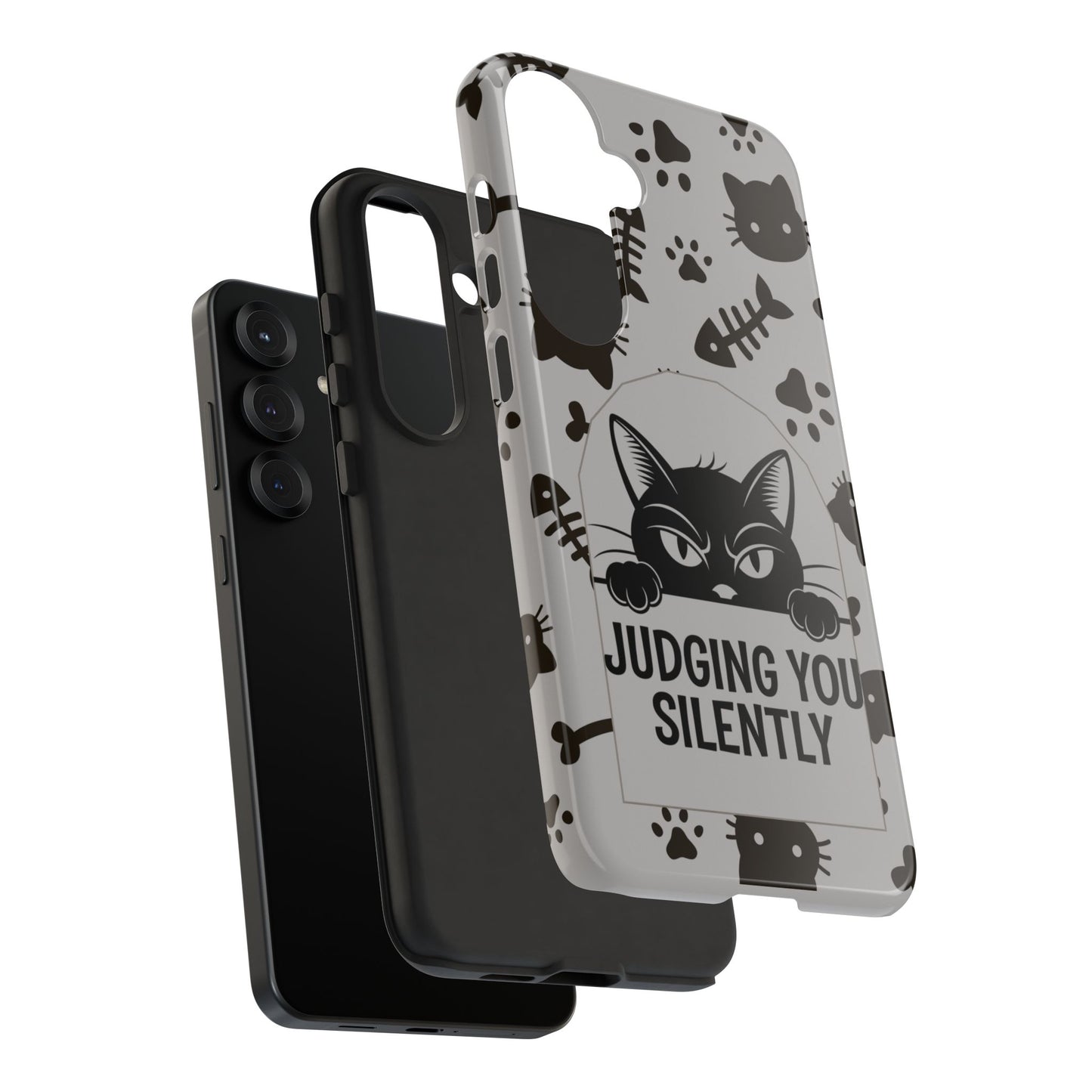 Cat Phone Case - Judging You Silently Design