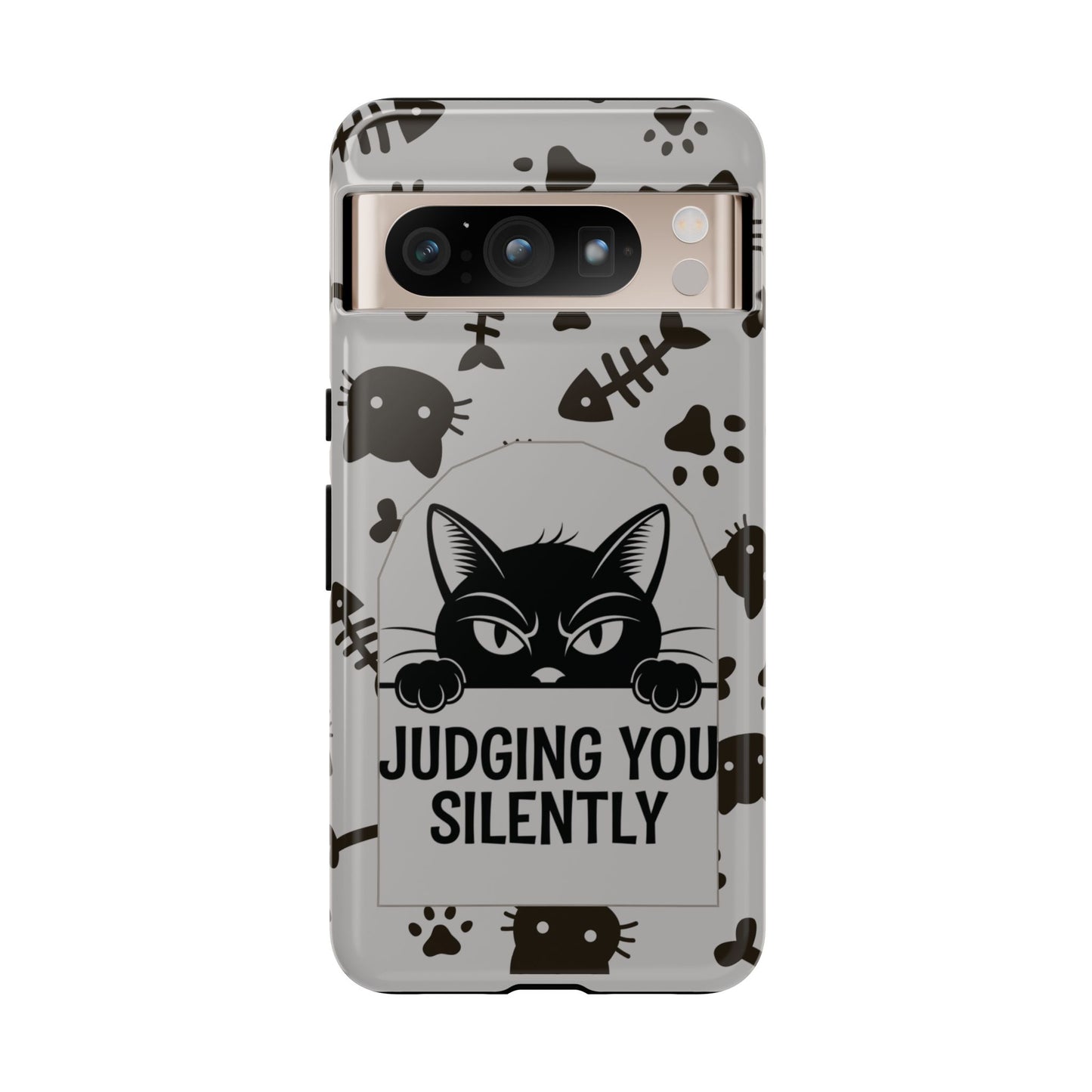 Cat Phone Case - Judging You Silently Design