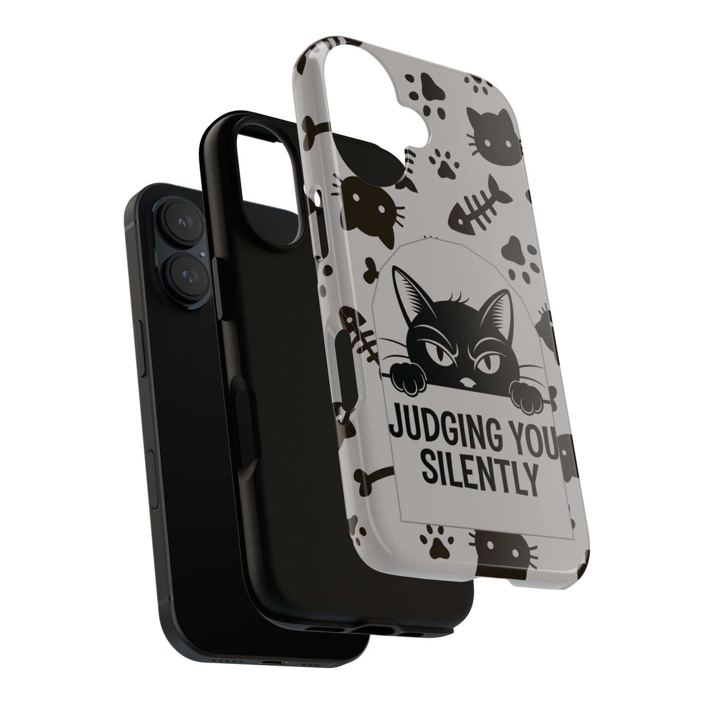 Cat Phone Case - Judging You Silently Design