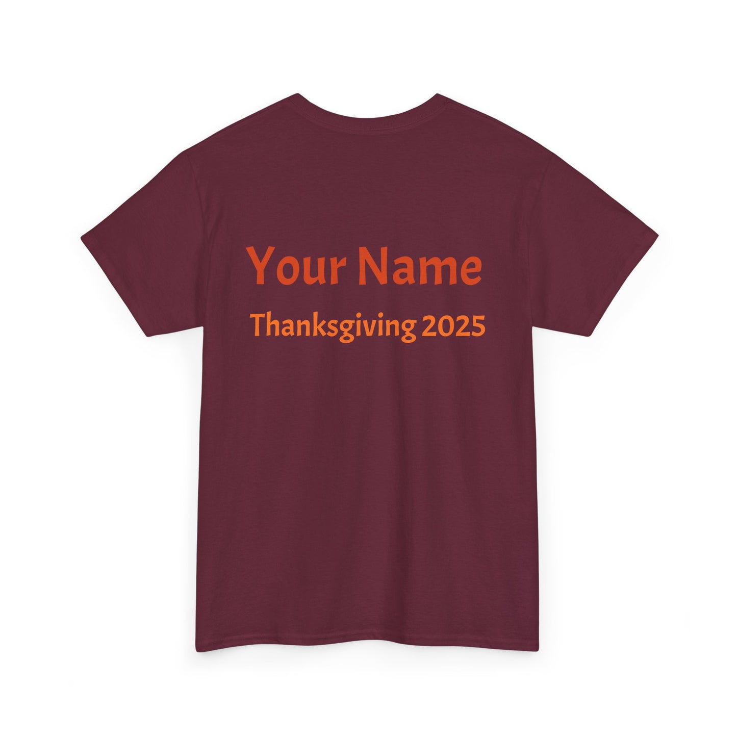 Thanksgiving Cooking Crew Tee, Customizable Holiday T-Shirt, Family Gathering Apparel, Fall Celebration Wear, Perfect Gift for Chefs