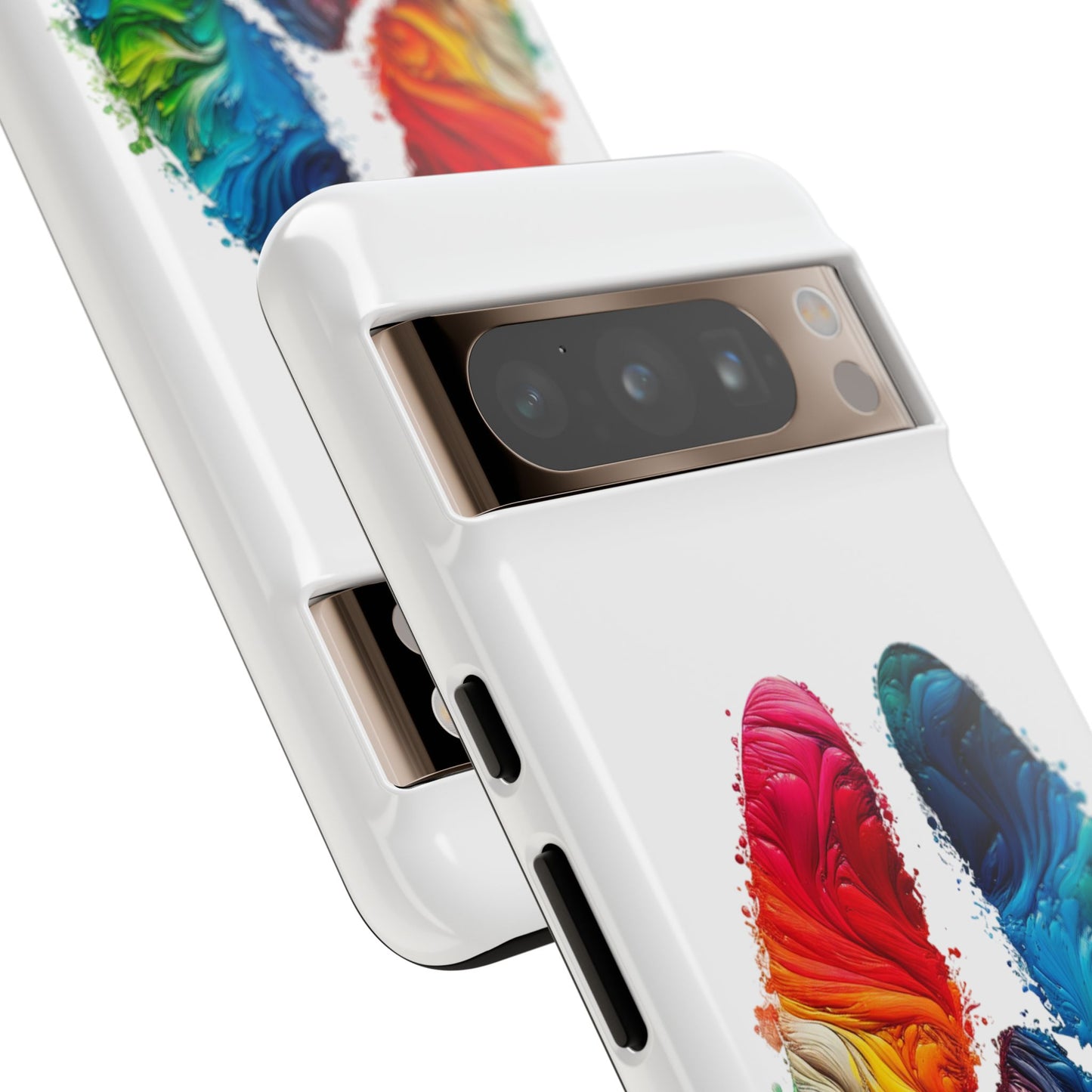 Vibrant Phone Case - Tough Cases with a Colorful Abstract of a cow hoof, Unique Phone Cover, Art Phone Accessories