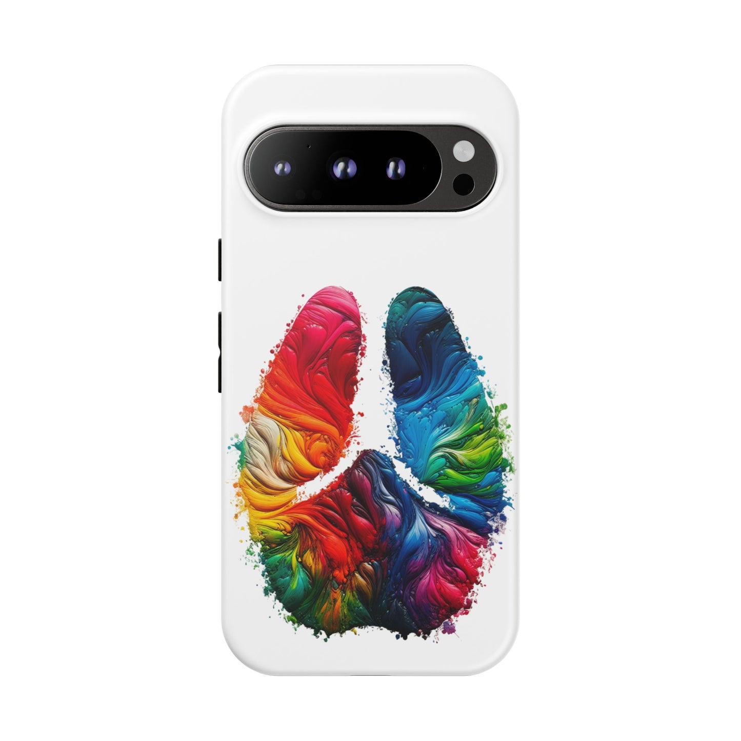Vibrant Phone Case - Tough Cases with a Colorful Abstract of a cow hoof, Unique Phone Cover, Art Phone Accessories