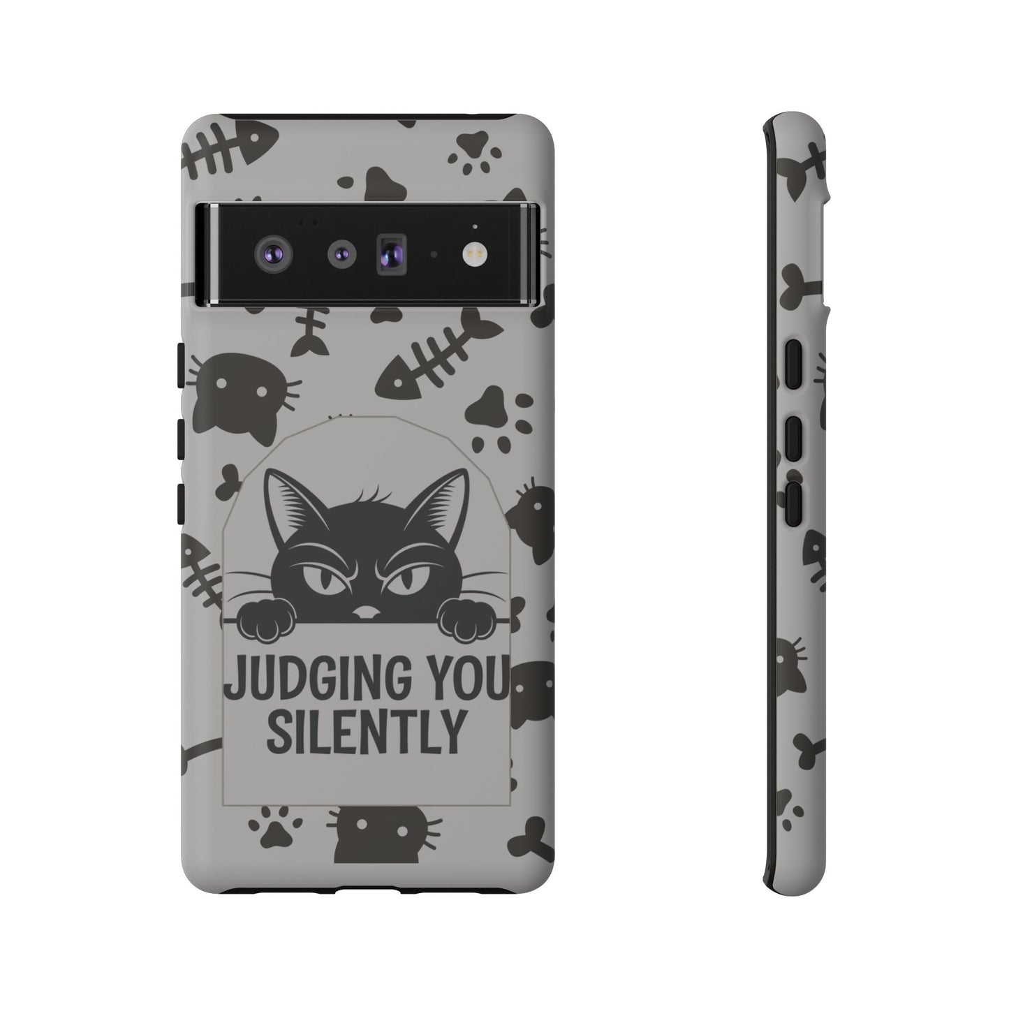 Cat Phone Case - Judging You Silently Design