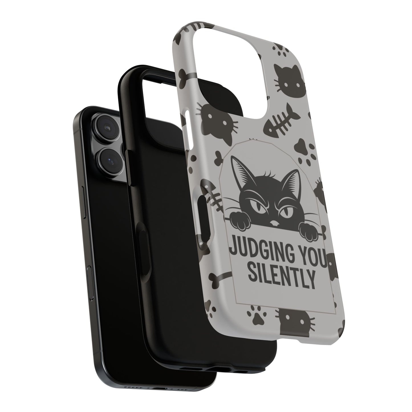 Cat Phone Case - Judging You Silently Design