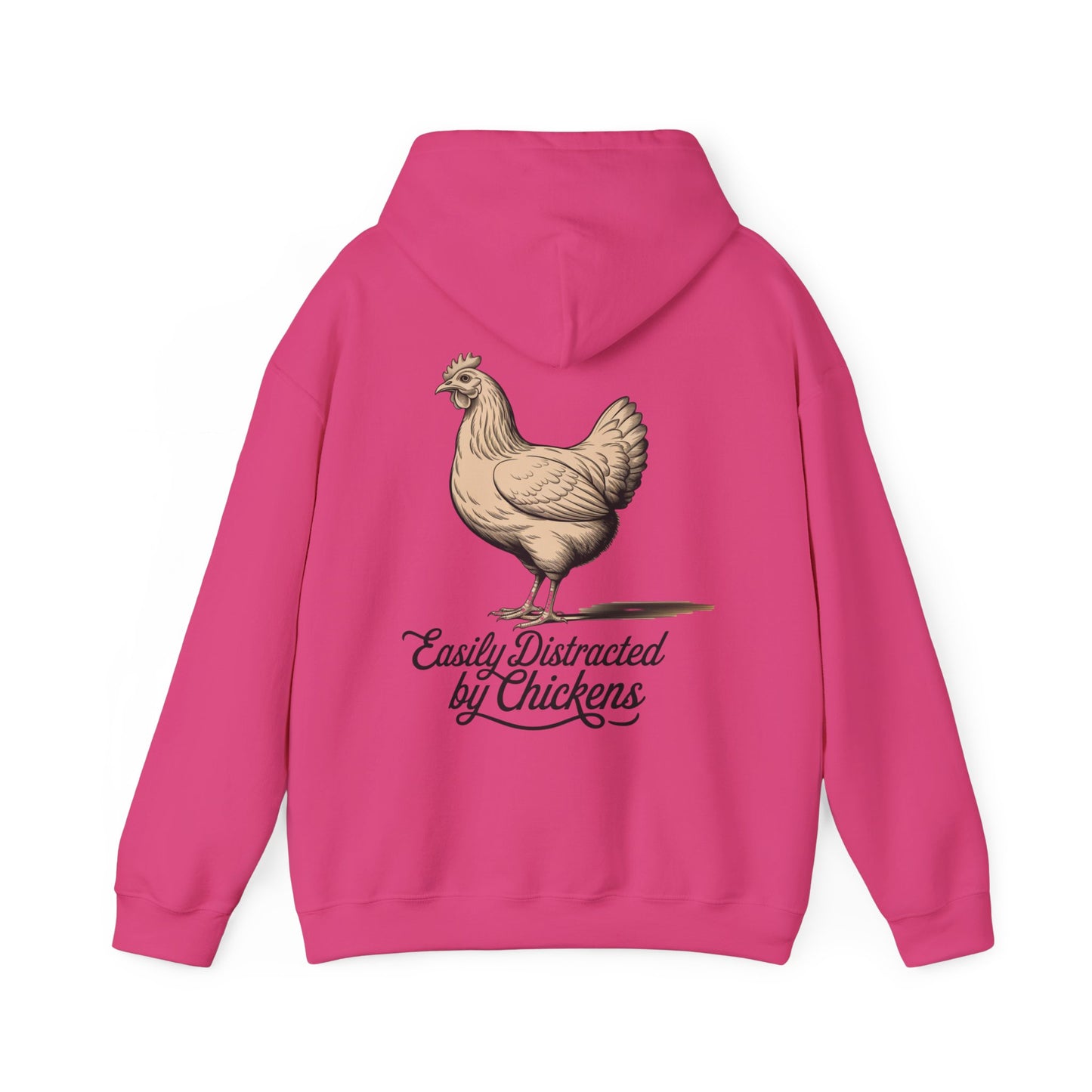 Easily Distracted by Chickens Hoodie