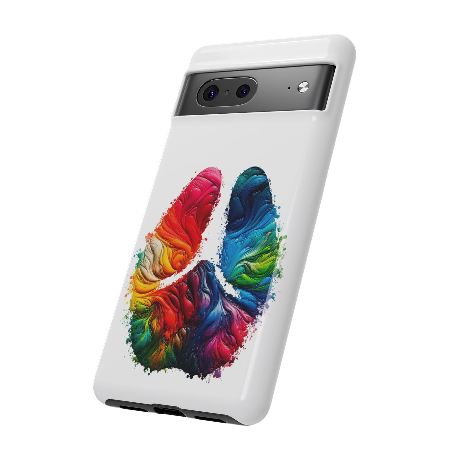 Vibrant Phone Case - Tough Cases with a Colorful Abstract of a cow hoof, Unique Phone Cover, Art Phone Accessories