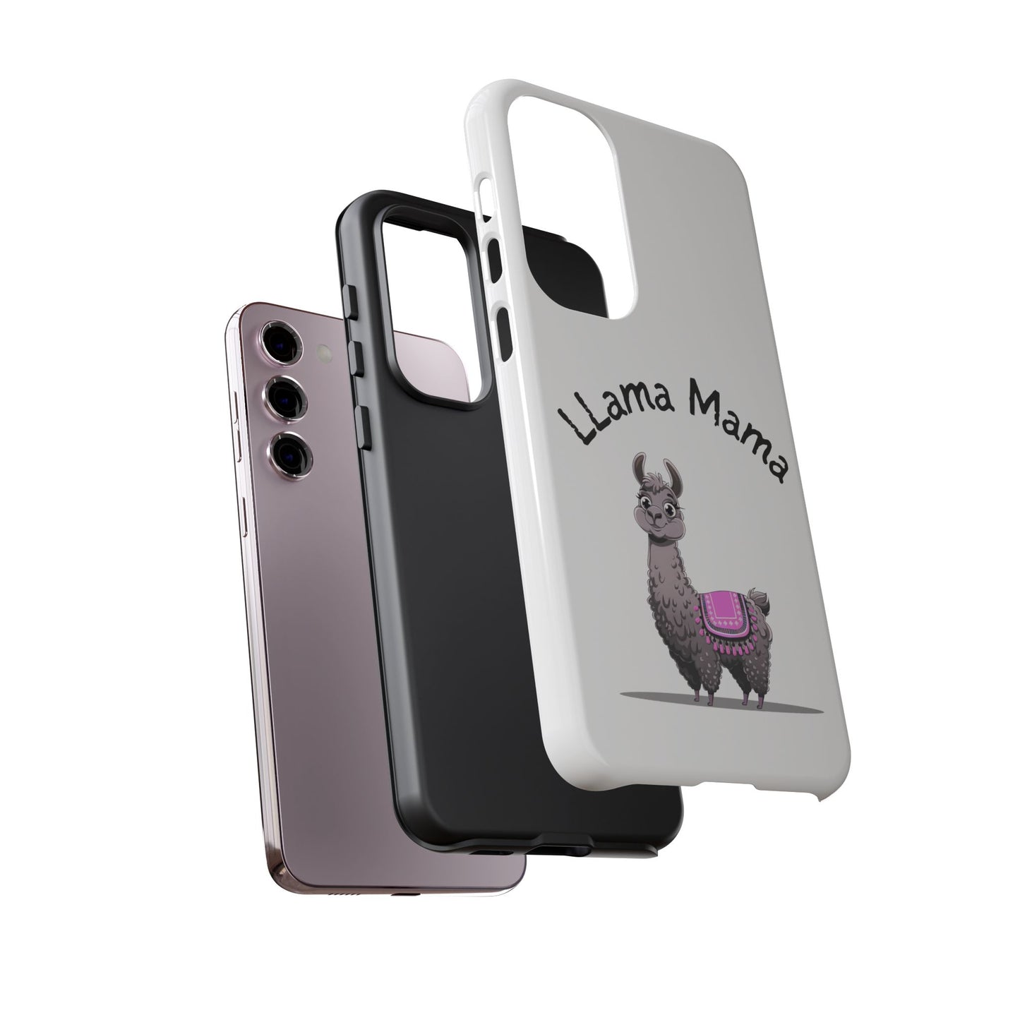 Llama Mama, Tough Phone Cover, Gift for Llama Lovers, Farmhouse Decor, Funny Phone Accessory