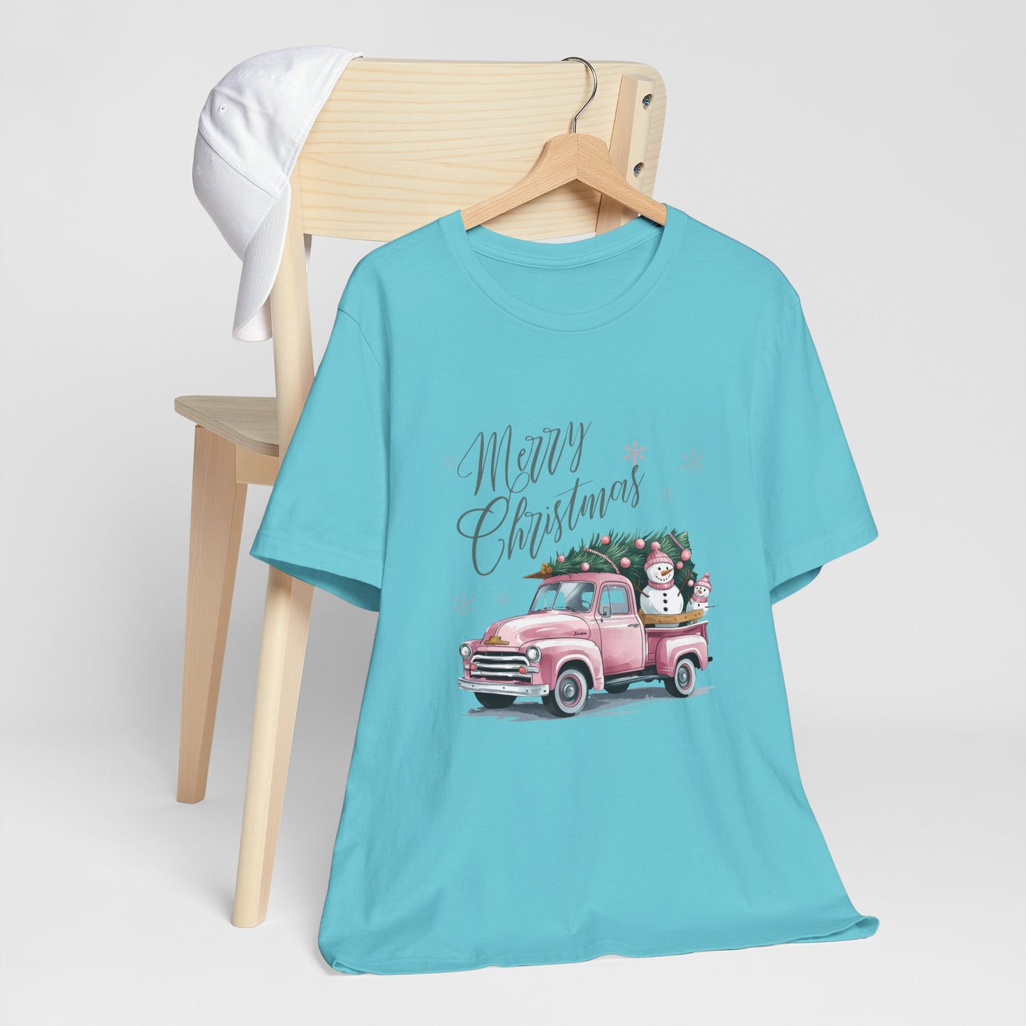 Christmas Old Truck Merry Christmas Tee
