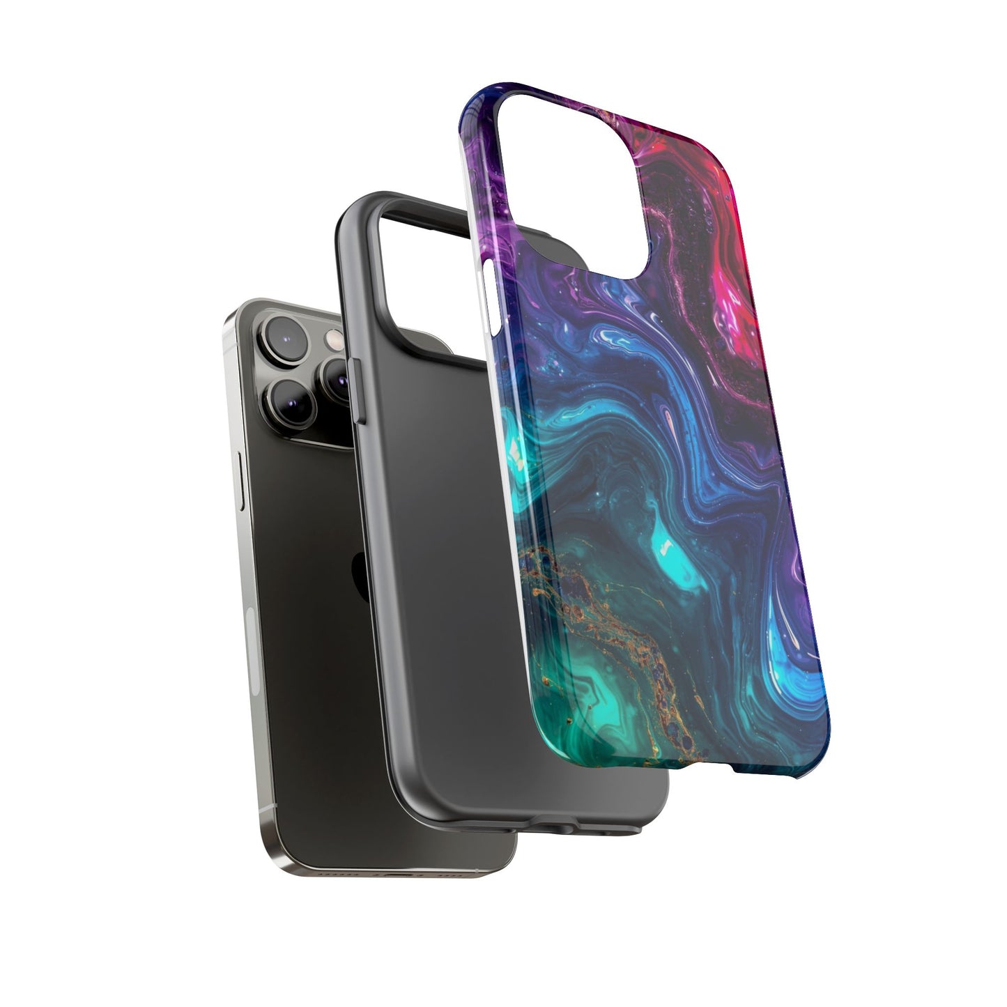 Vibrant Phone Case, Tough Cases for Protection, Colorful Cell Phone Cover, Unique Phone Accessory, Stylish Gifts for Her