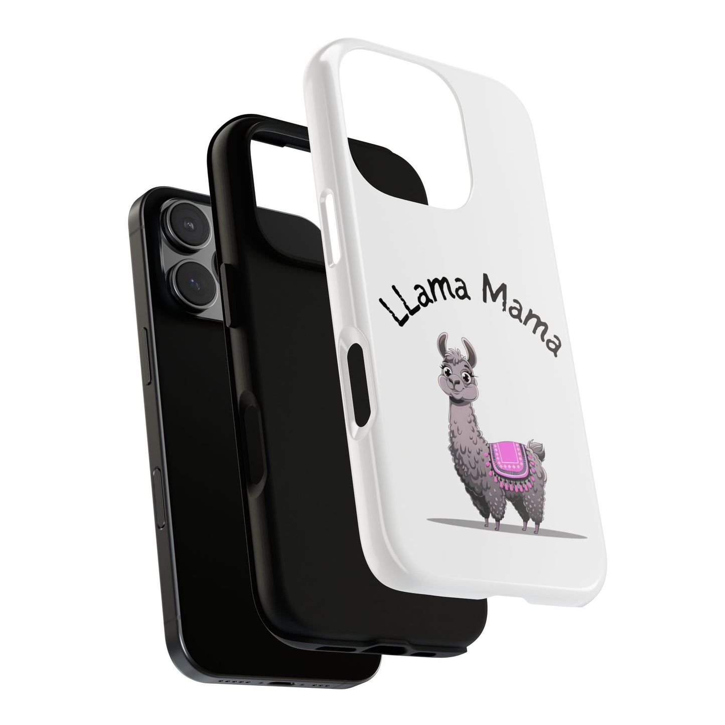 Llama Mama, Tough Phone Cover, Gift for Llama Lovers, Farmhouse Decor, Funny Phone Accessory
