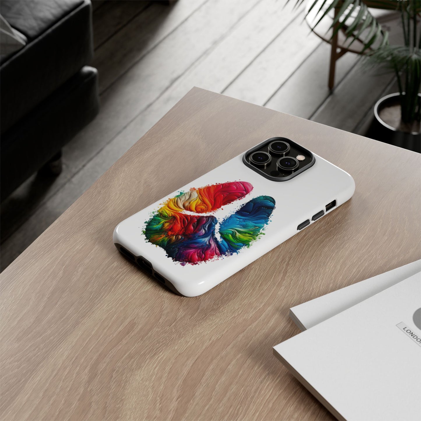 Vibrant Phone Case - Tough Cases with a Colorful Abstract of a cow hoof, Unique Phone Cover, Art Phone Accessories