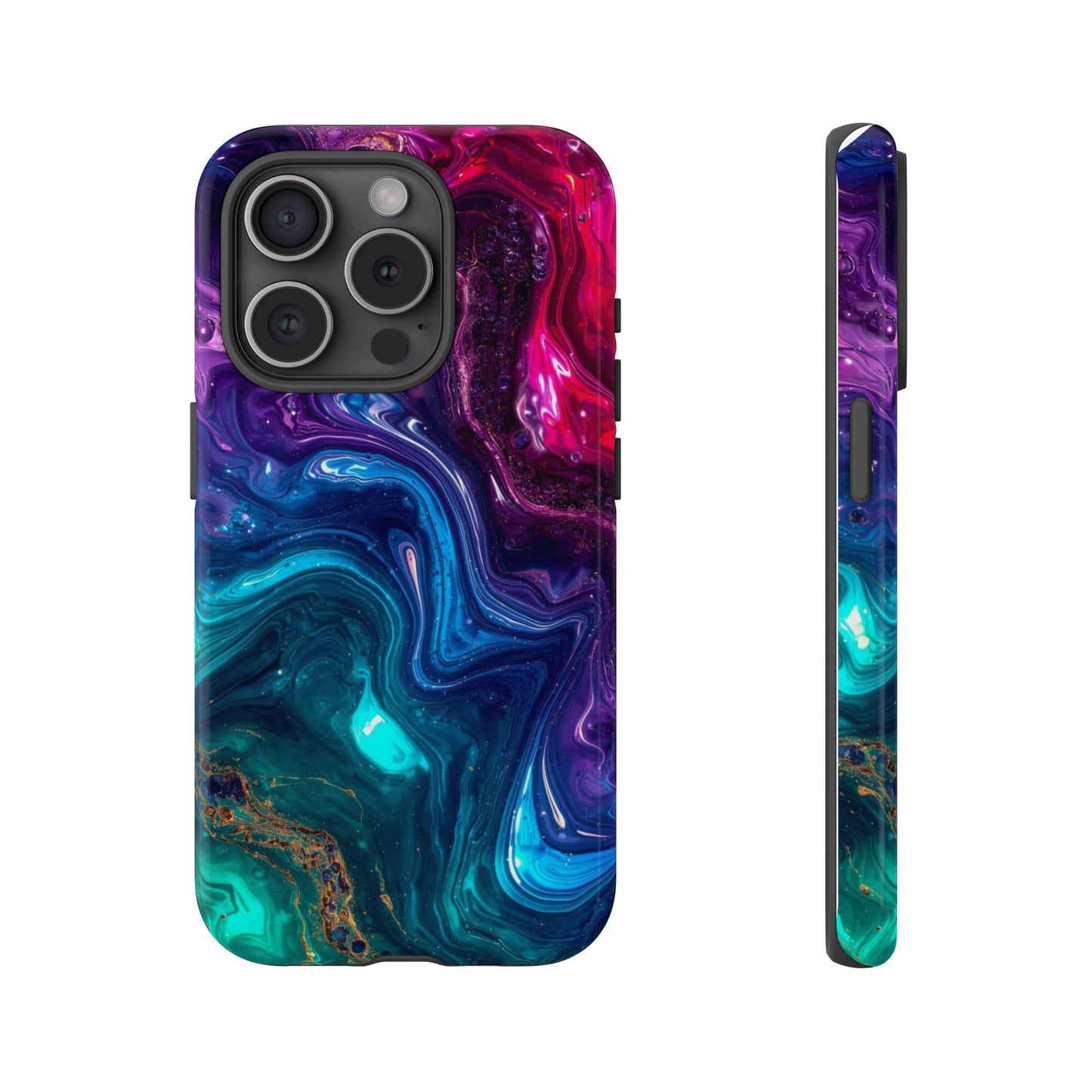 Vibrant Phone Case, Tough Cases for Protection, Colorful Cell Phone Cover, Unique Phone Accessory, Stylish Gifts for Her