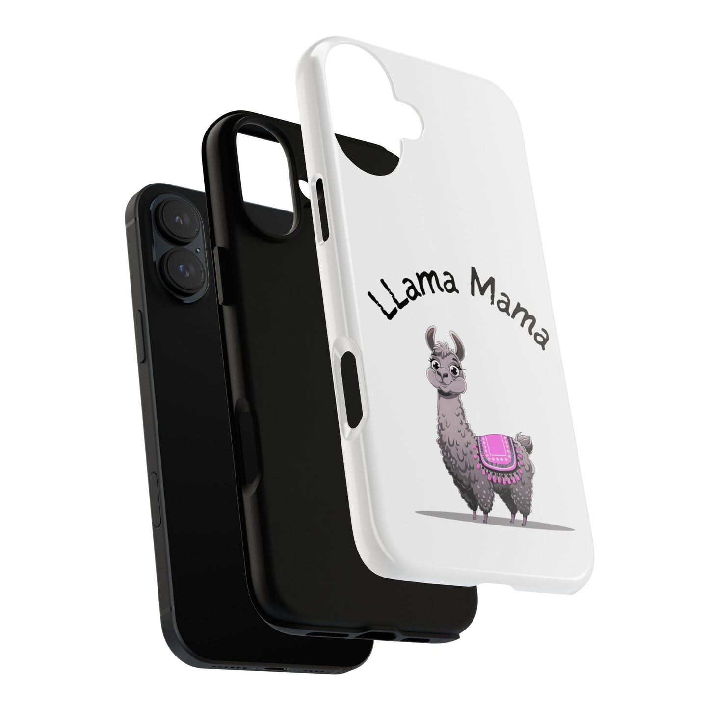 Llama Mama, Tough Phone Cover, Gift for Llama Lovers, Farmhouse Decor, Funny Phone Accessory