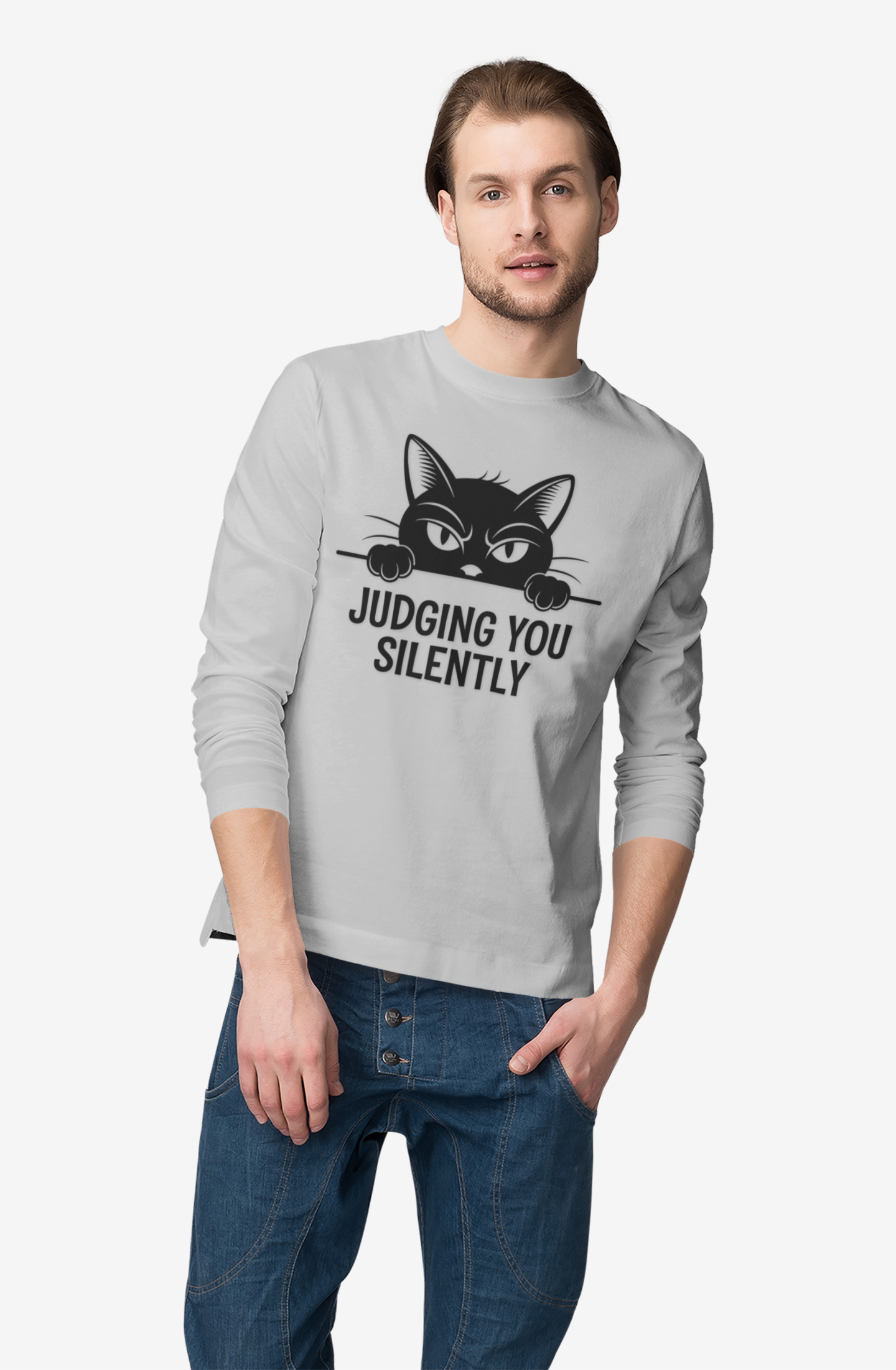 Judging You Silently Long Sleeve Tee