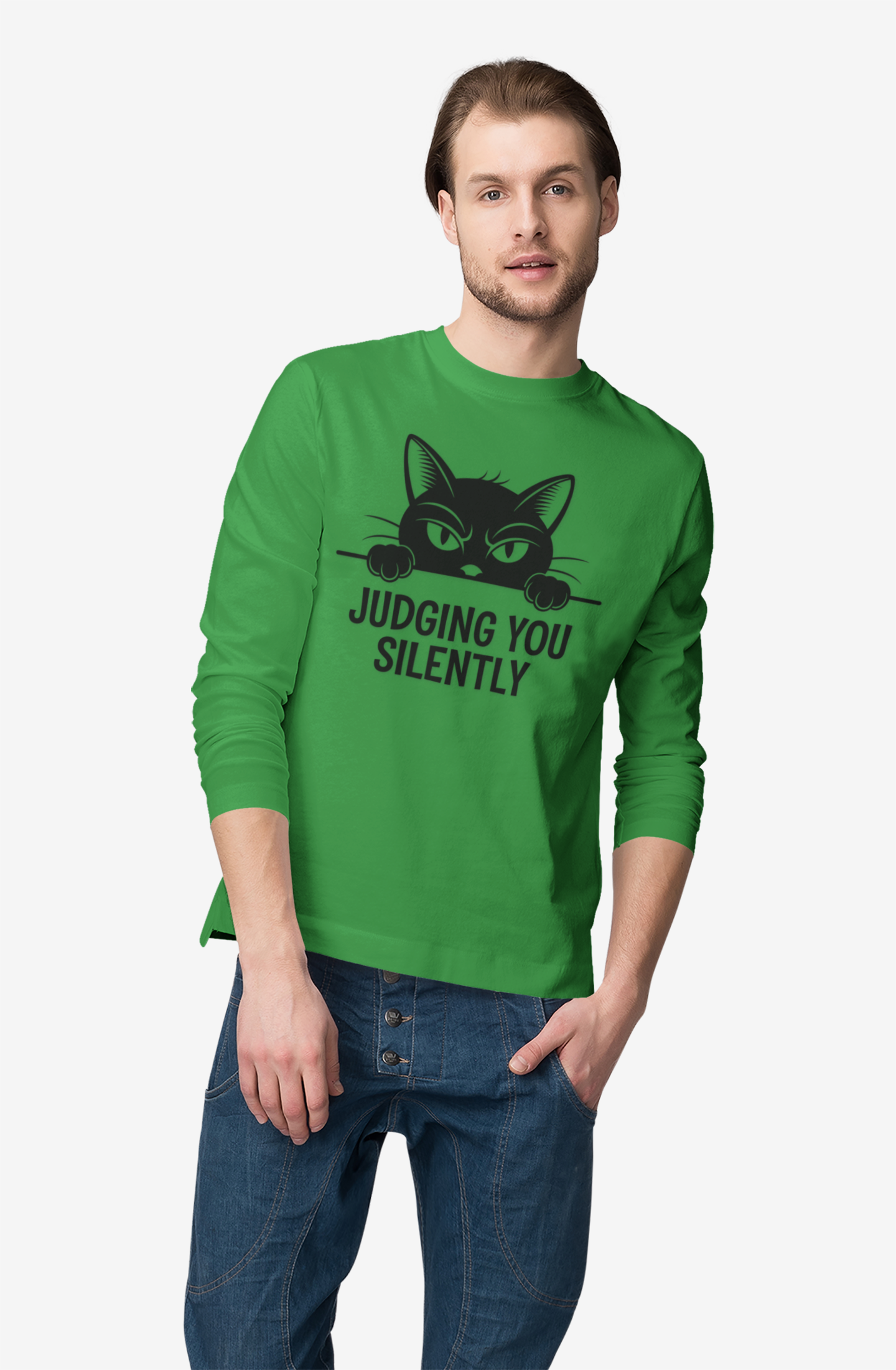 Judging You Silently Long Sleeve Tee