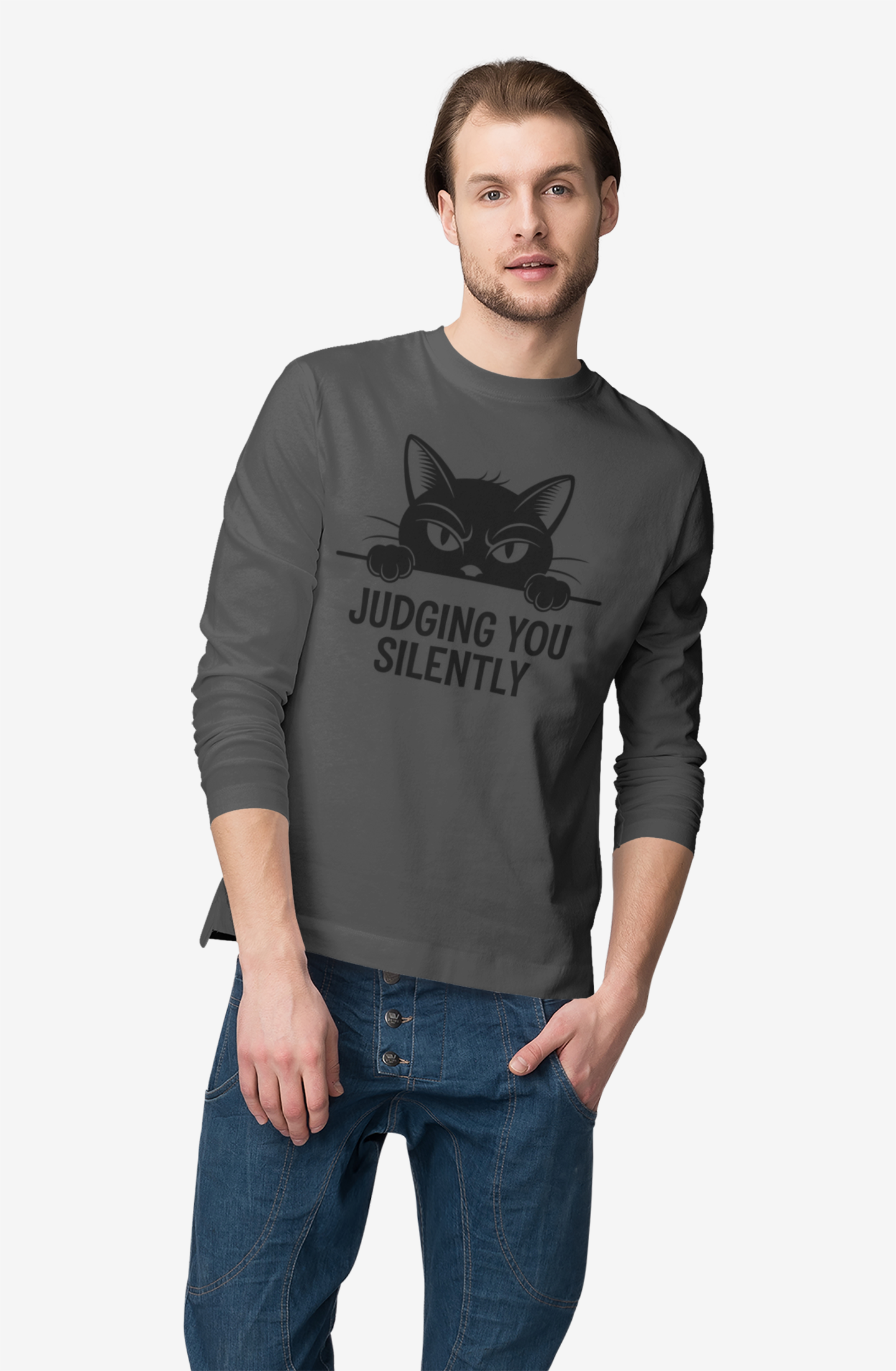 Judging You Silently Long Sleeve Tee