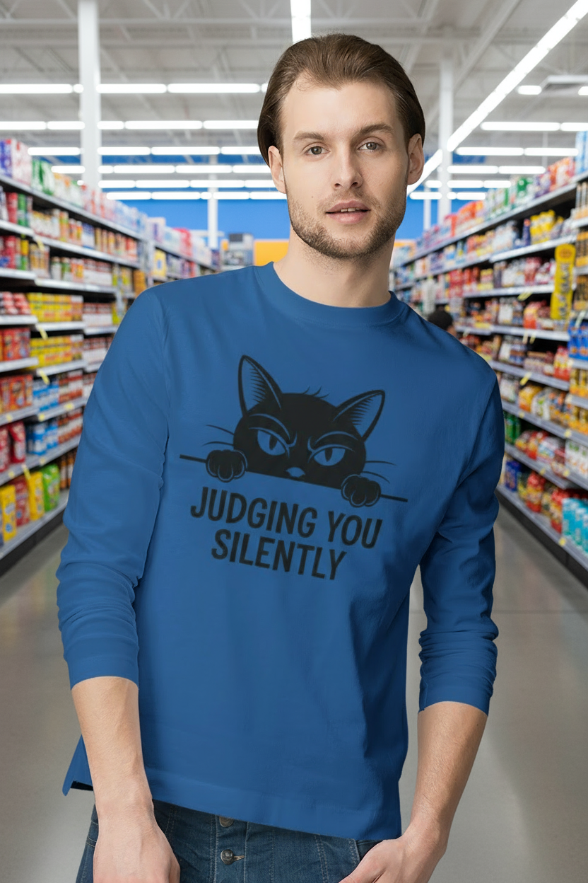 Judging You Silently Long Sleeve Tee