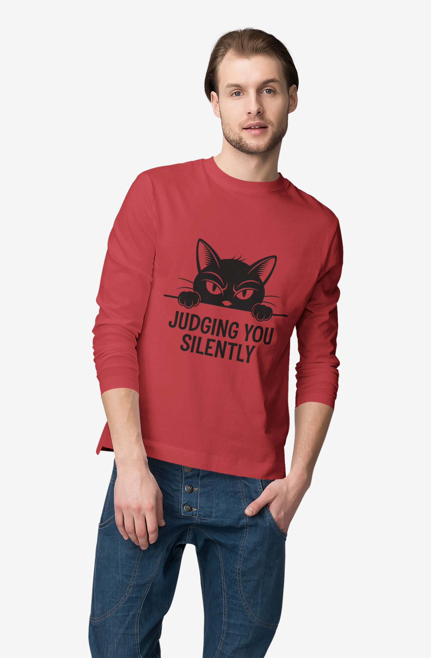 Judging You Silently Long Sleeve Tee